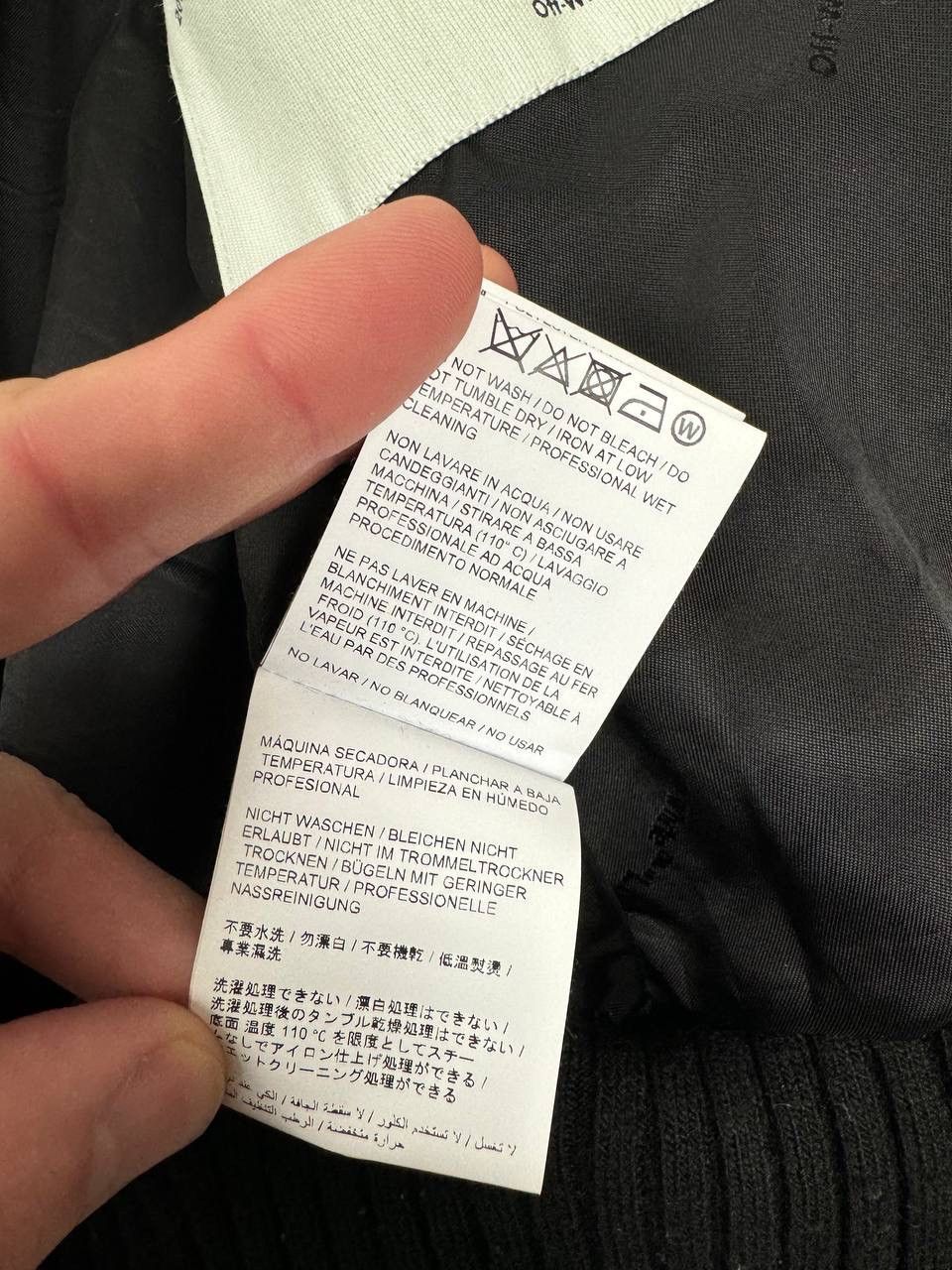 Off-White Off-White Wool Varsity Bomber Jacket Size US M / EU 48-50 / 2 - 14 Thumbnail