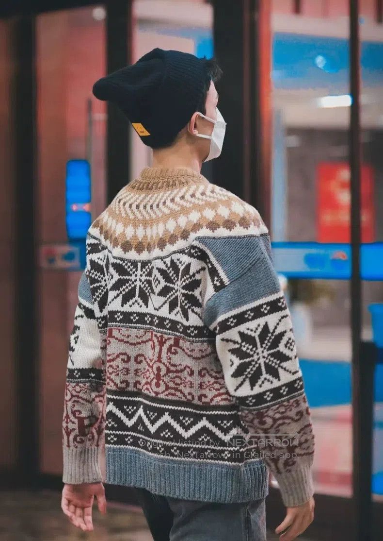 Loewe Loewe Geometric Inlay Wool Sweater Size S / US 4 / IT 40 - 6 Thumbnail