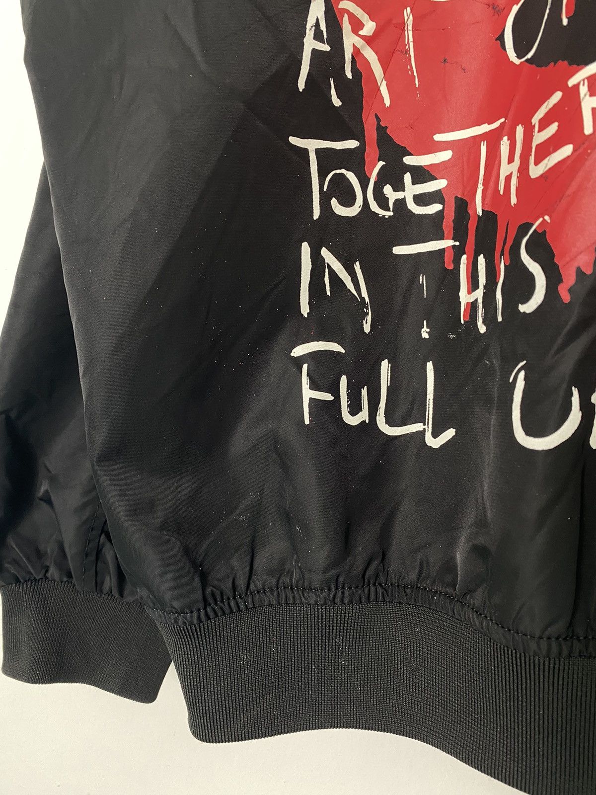 Art Comes First Peace Big Logo Bomber Jacket Size US L / EU 52-54 / 3 - 4 Thumbnail