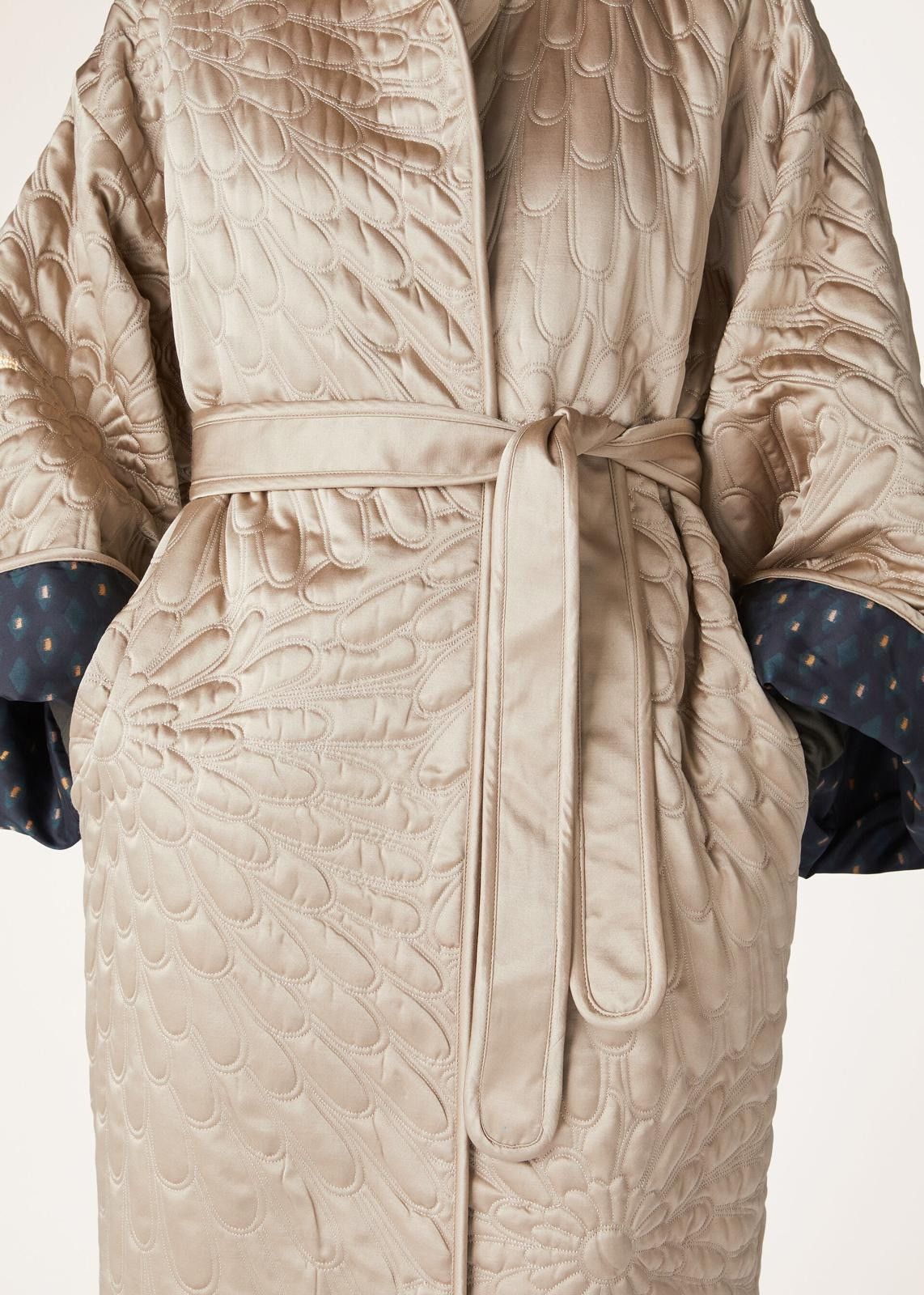 Loro Piana o1srvl11e0525 FAN6592 Silk/Cashmere Armen Coat Light Brown Size M / US 6-8 / IT 42-44 - 6 Thumbnail