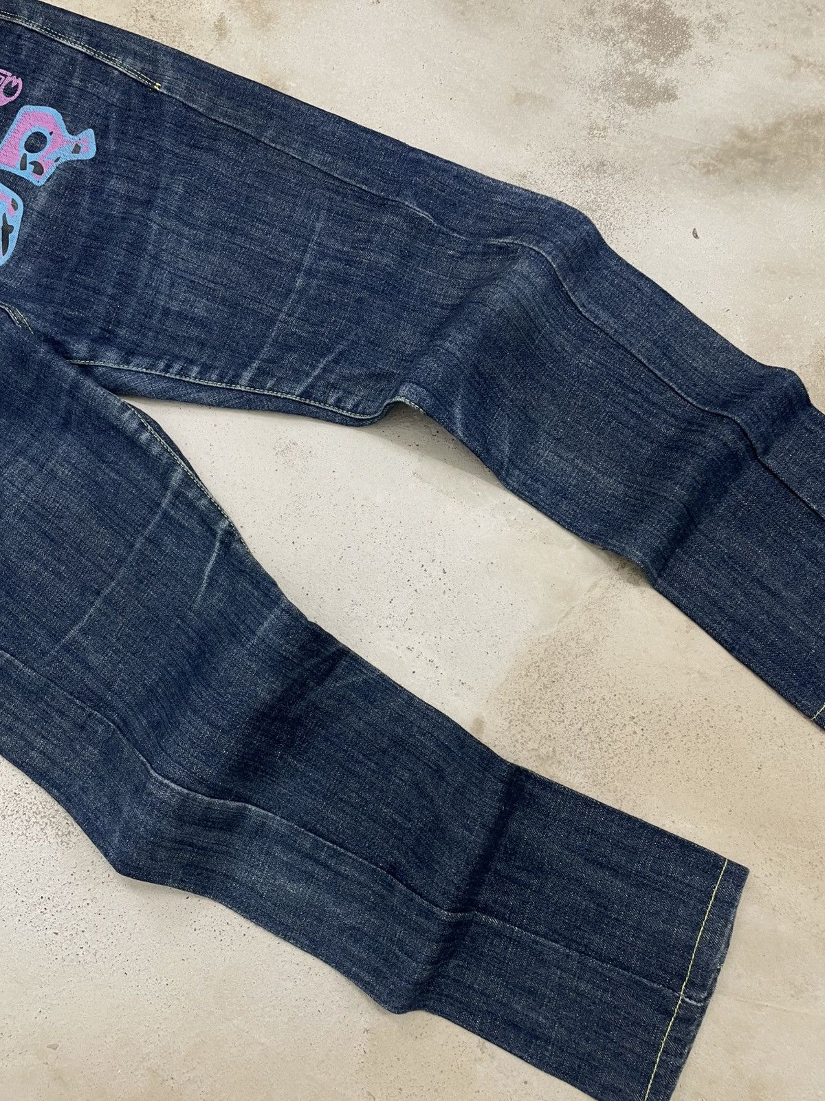 Japanese Brand Vintage Japan Designer 90’S MPLQ Streetwear ‘Clash’ Denim Size US 31 - 5 Thumbnail