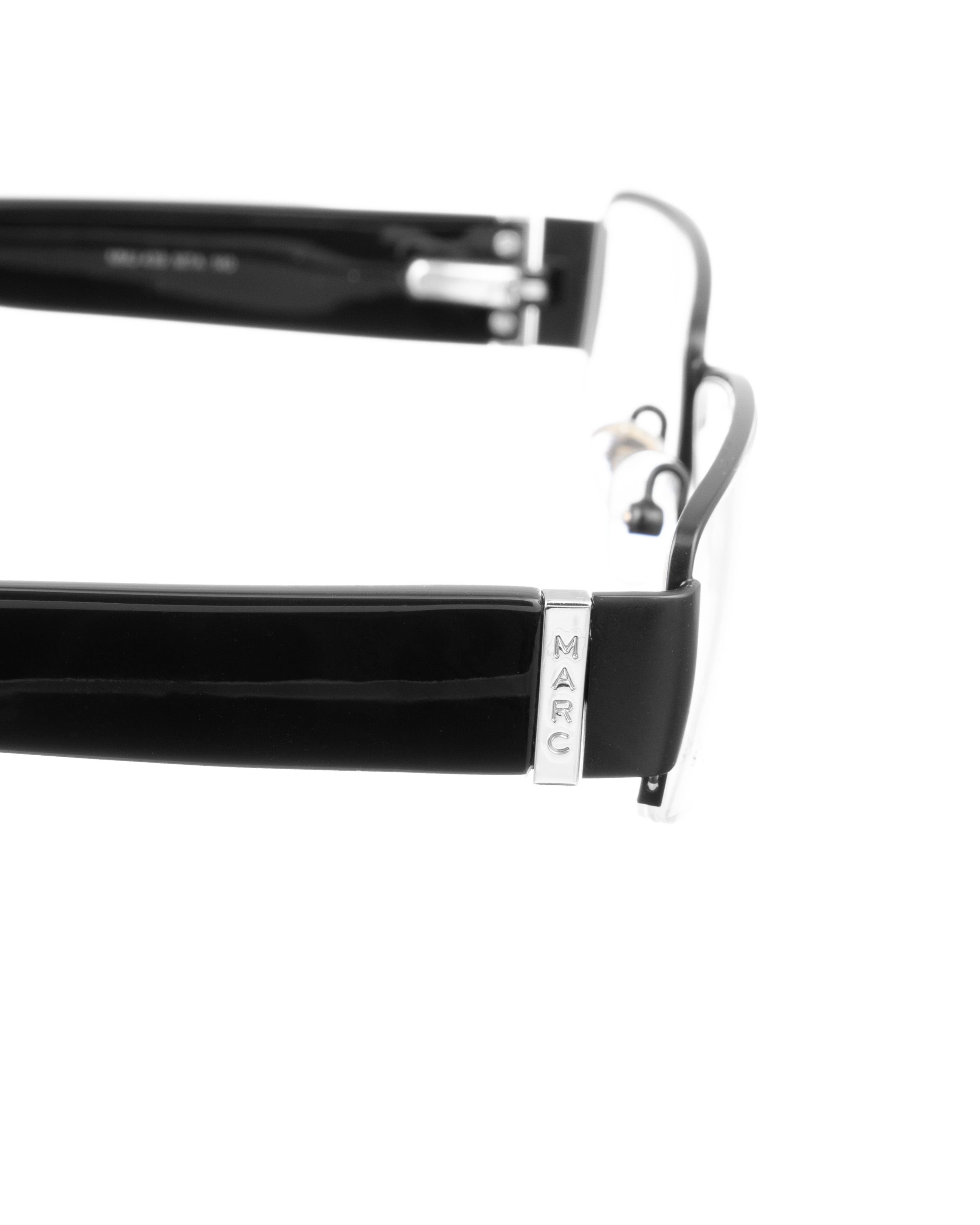 Marc by Marc Jacobs Marc by Marc Jacobs 00s Halfrim Black Classic Glasses Size ONE SIZE - 3 Thumbnail