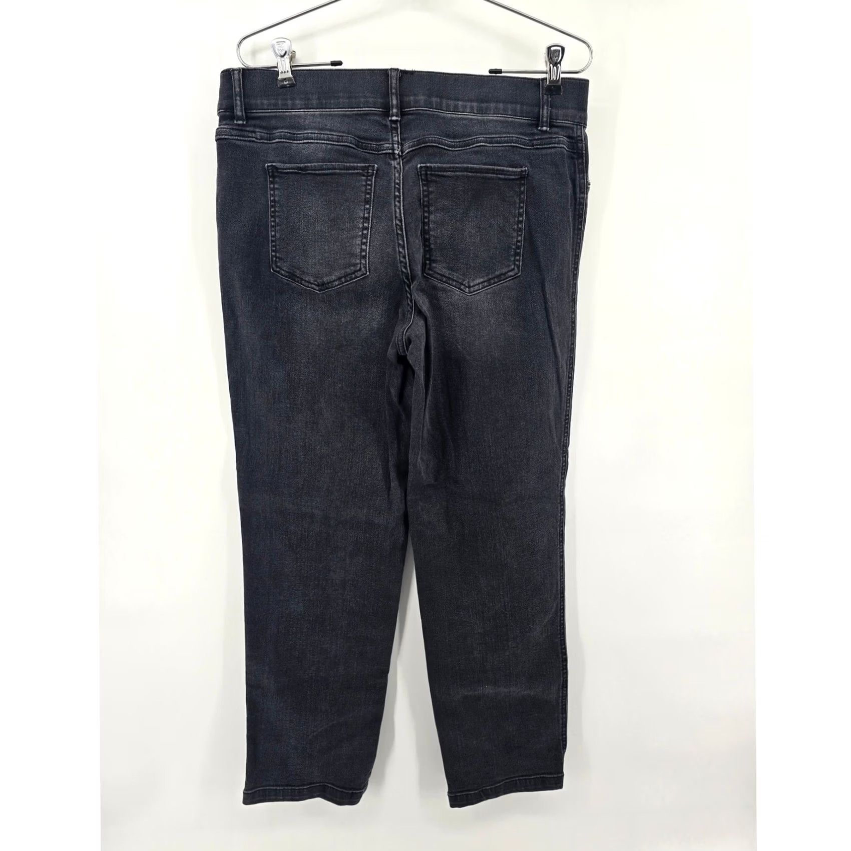 Spanx Spanx Jeans Womens Large Black Skinny Pull On High Rise Tummy Control Size 36" / US 14 / IT 50 - 4 Thumbnail