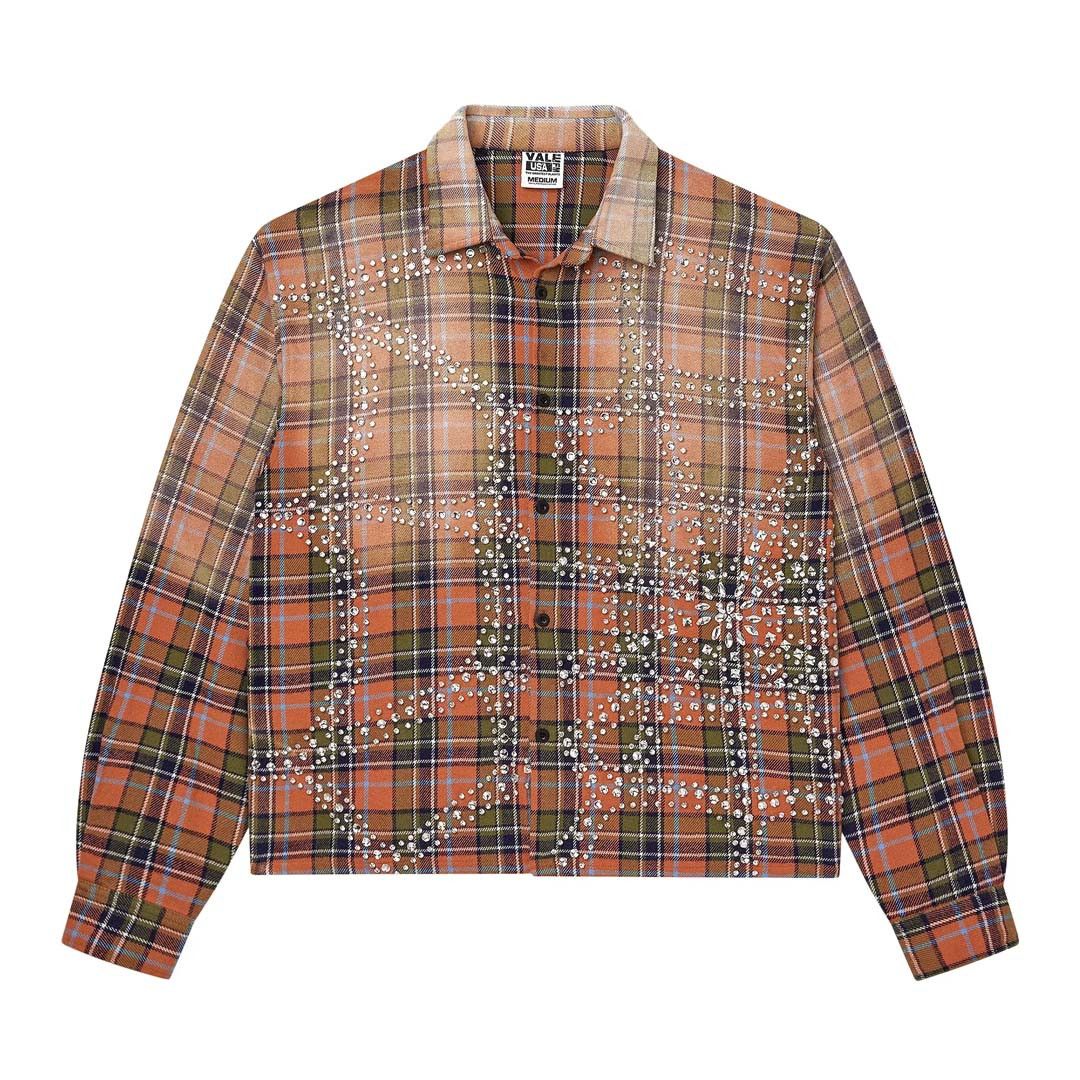 Vale Forever Pumpkin Patch Flannel 'Orange/Green' Size US M / EU 48-50 / 2 - 1 Thumbnail