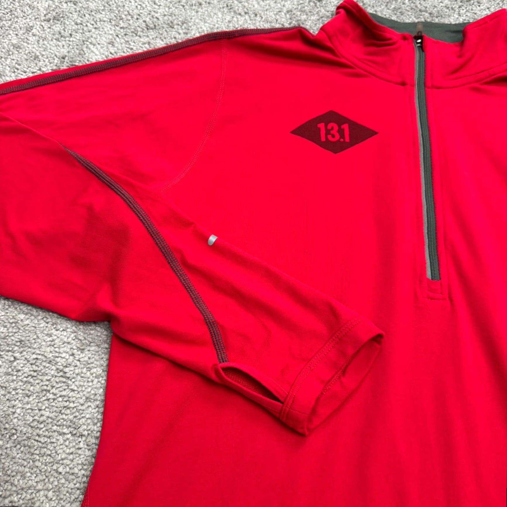 Nike Nike Element Dri-Fit Jacket Womens Large Red 2014 Half Marathon Finisher Active Size L / US 10 / IT 46 - 4 Thumbnail