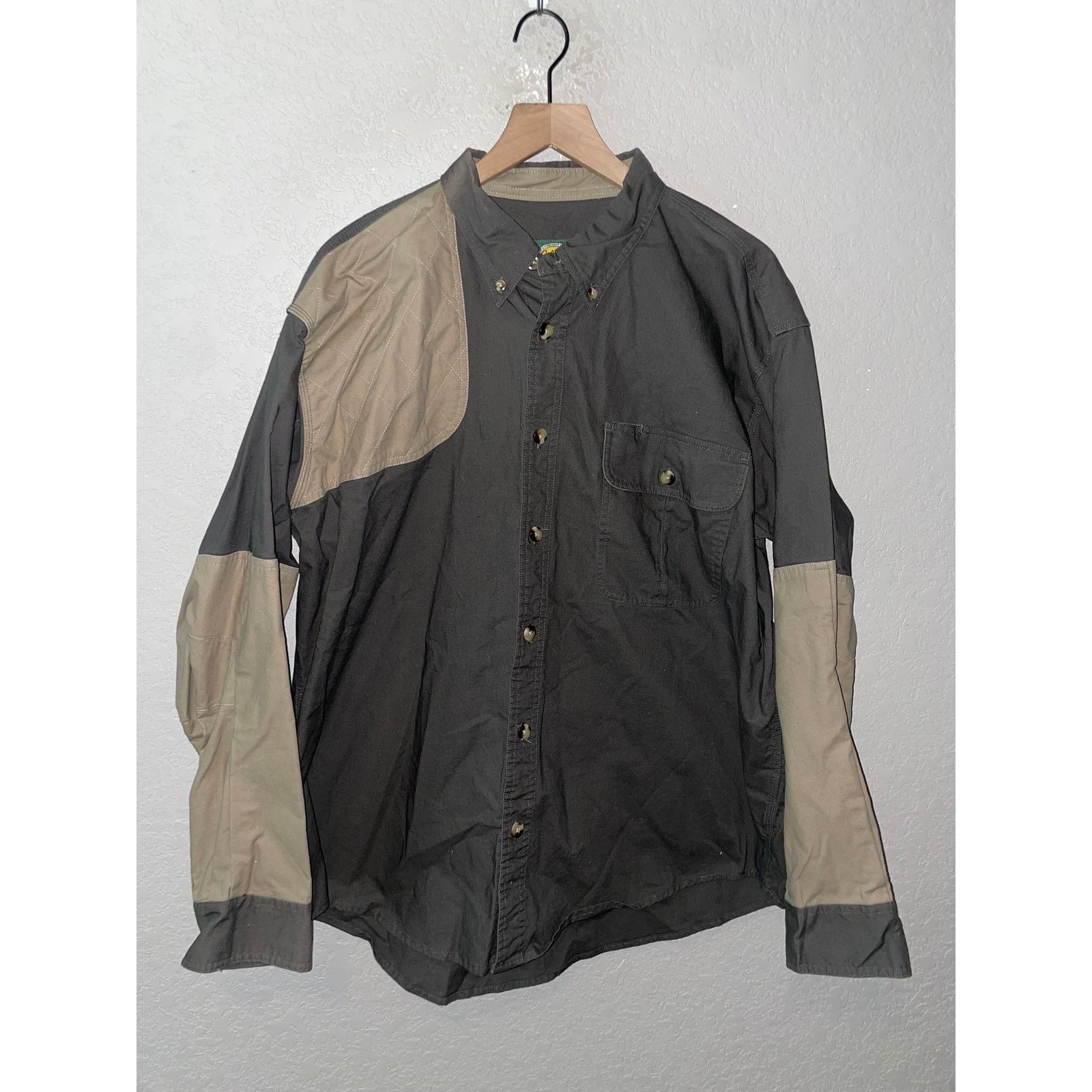 Cabelas Y2K Cabela's Gray Brown Hunting Button Down Shirt 2000s XL Size US XL / EU 56 / 4 - 1 Thumbnail