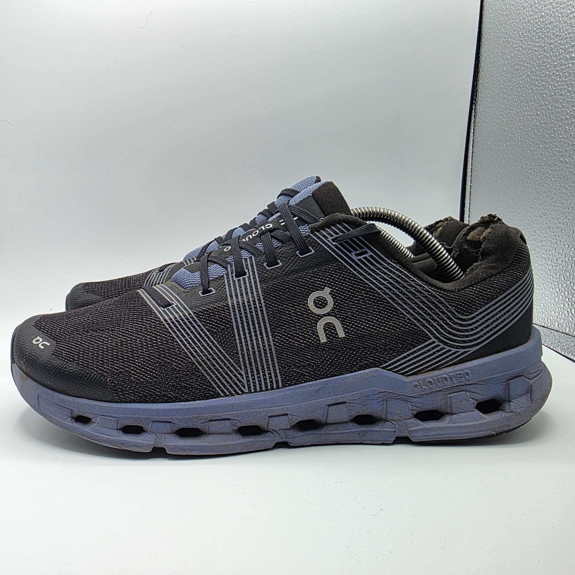 On On Cloudgo Mens Size 12.5 Black Shale Blue Athletic Running Size US 12.5 / EU 45-46 - 13 Thumbnail
