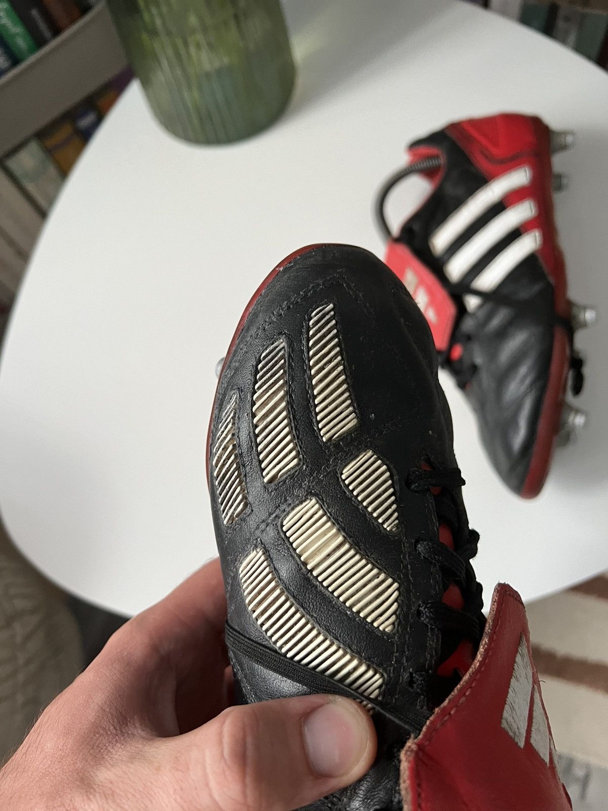 Adidas Adidas predator 2002 vintage boots shoes leather Size US 6.5 / EU 39-40 - 5 Thumbnail