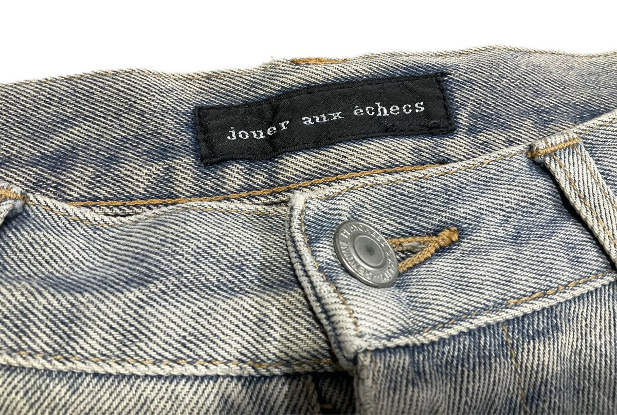 Hysteric Glamour × If Six Was Nine × Japanese Brand 🔥Sick Y2K Jouer Aux Echecs Mud Wash Flared Denim Size US 28 / EU 44 - 9 Thumbnail