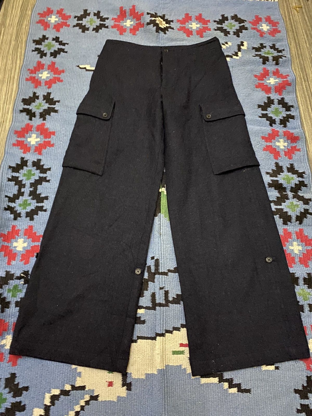 Margaret Howell MHL Japan Exclusive Wool Baggy Cargo Parachute Style Size US 30 / EU 46 - 1 Thumbnail