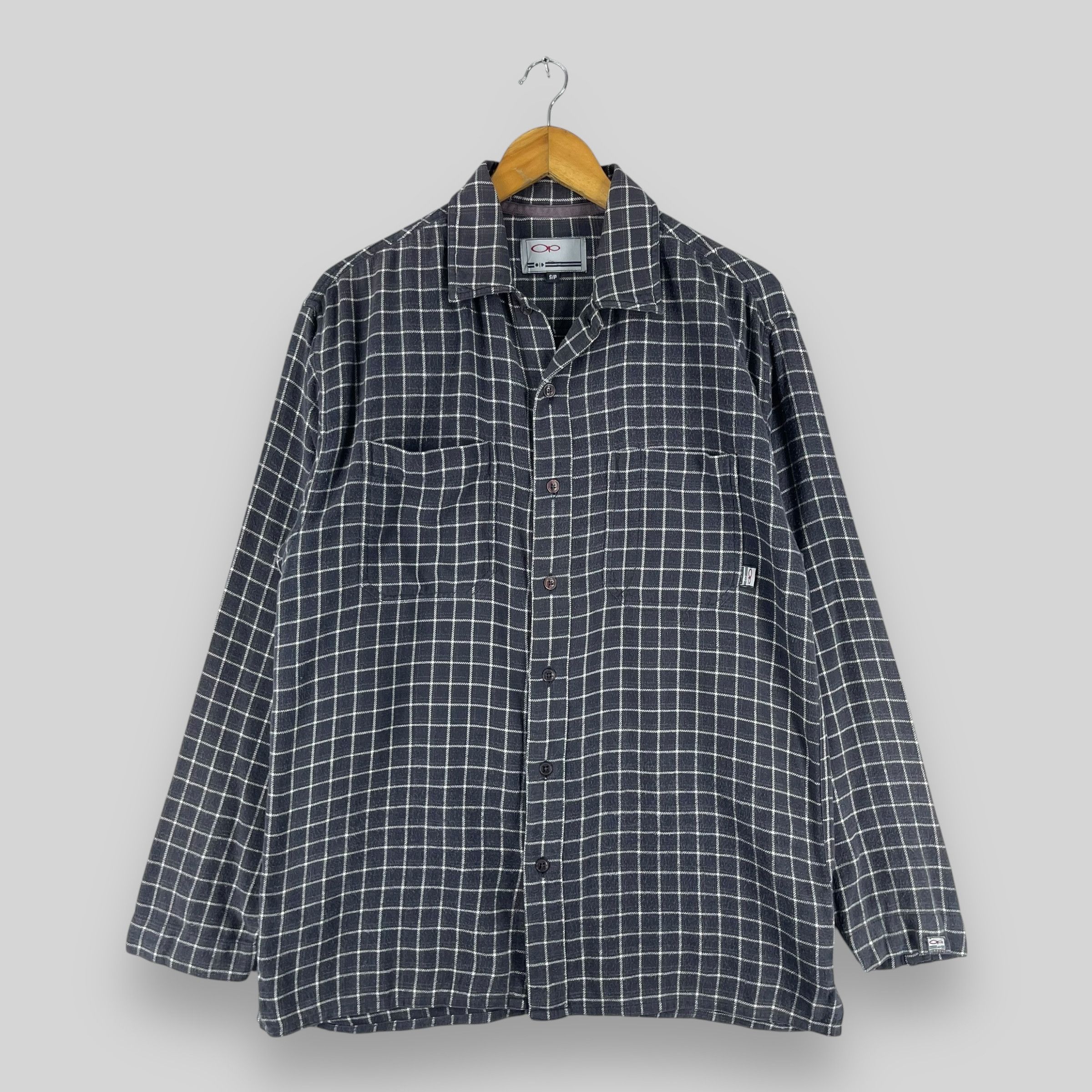 Vintage OCEAN PACIFIC Checkered Board Flannel Small