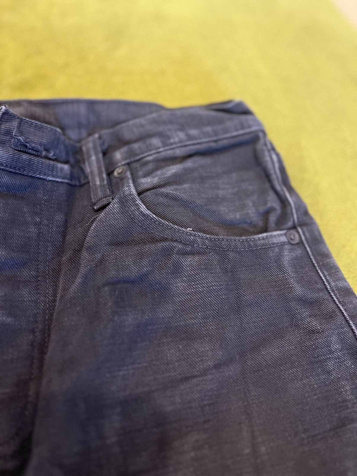 Left Field Nyc Left Field NYC - Atlas Fit - Black Maria Selvedge Denim Size US 31 - 3 Thumbnail