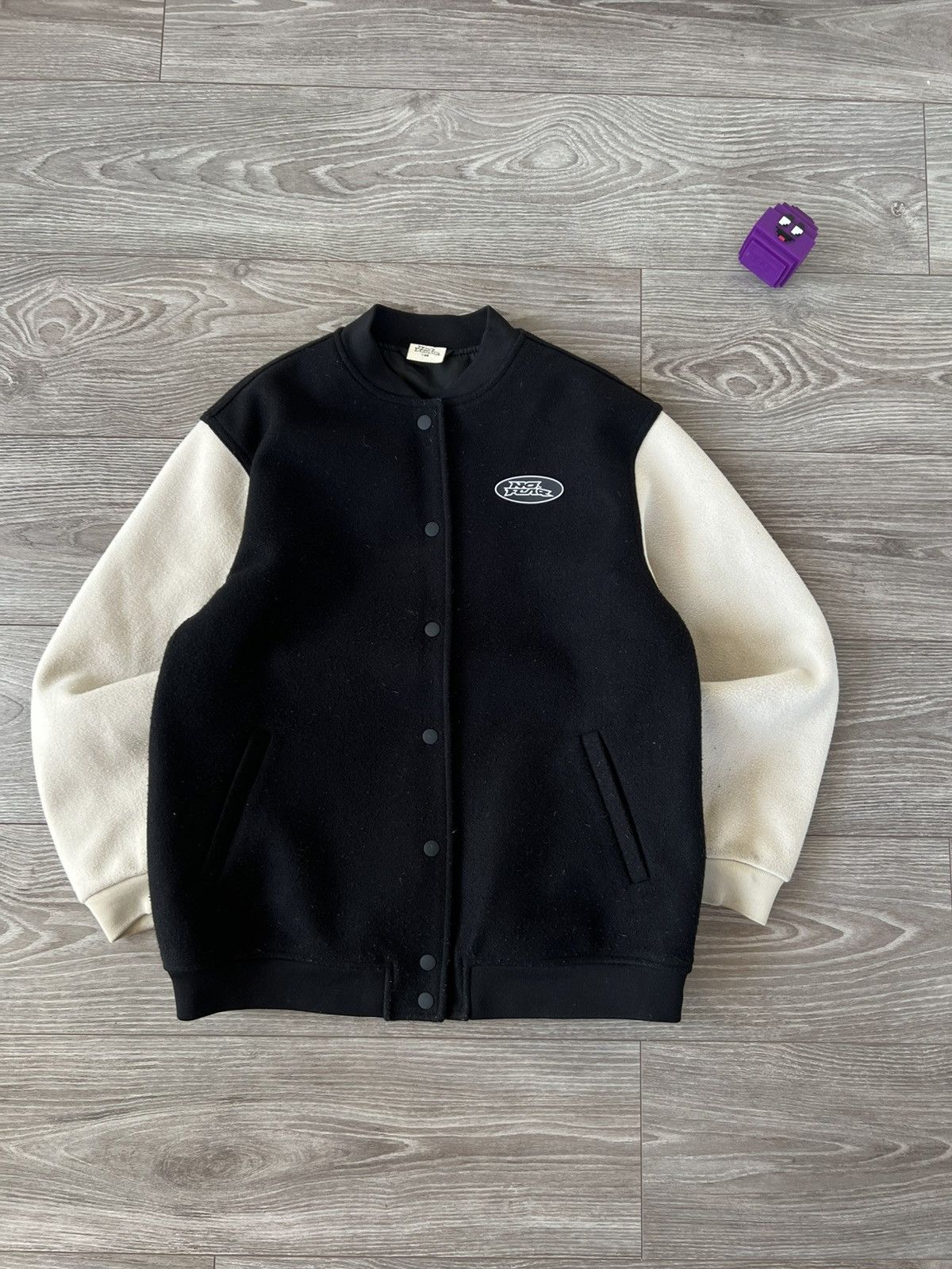 No Fear ‼️Teddy Fleece No Fear x H&M Big Logo Avant Garde Y2K Bomber Size US M / EU 48-50 / 2 - 2 Thumbnail