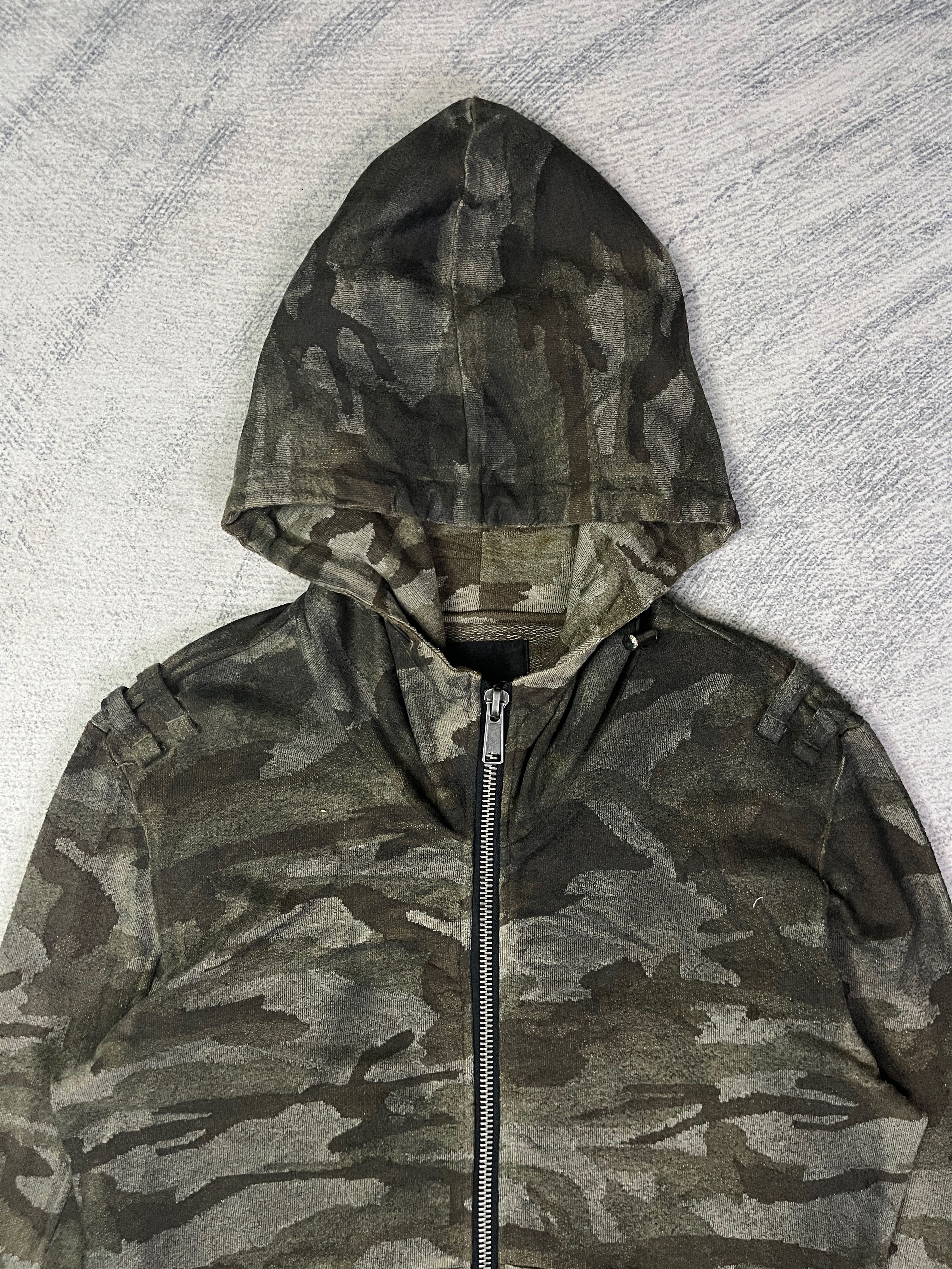 BUFFALO BOBS Buffalo Bobs Camo Military Style Zip Up Hoodie Size US M / EU 48-50 / 2 - 3 Thumbnail