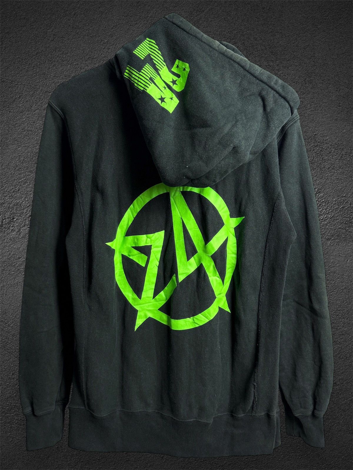 If Six Was Nine × Japanese Brand × Le Grande Bleu (L.G.B.) Anarchy Stars 24Karats Hoodie Size US M / EU 48-50 / 2 - 1 Thumbnail