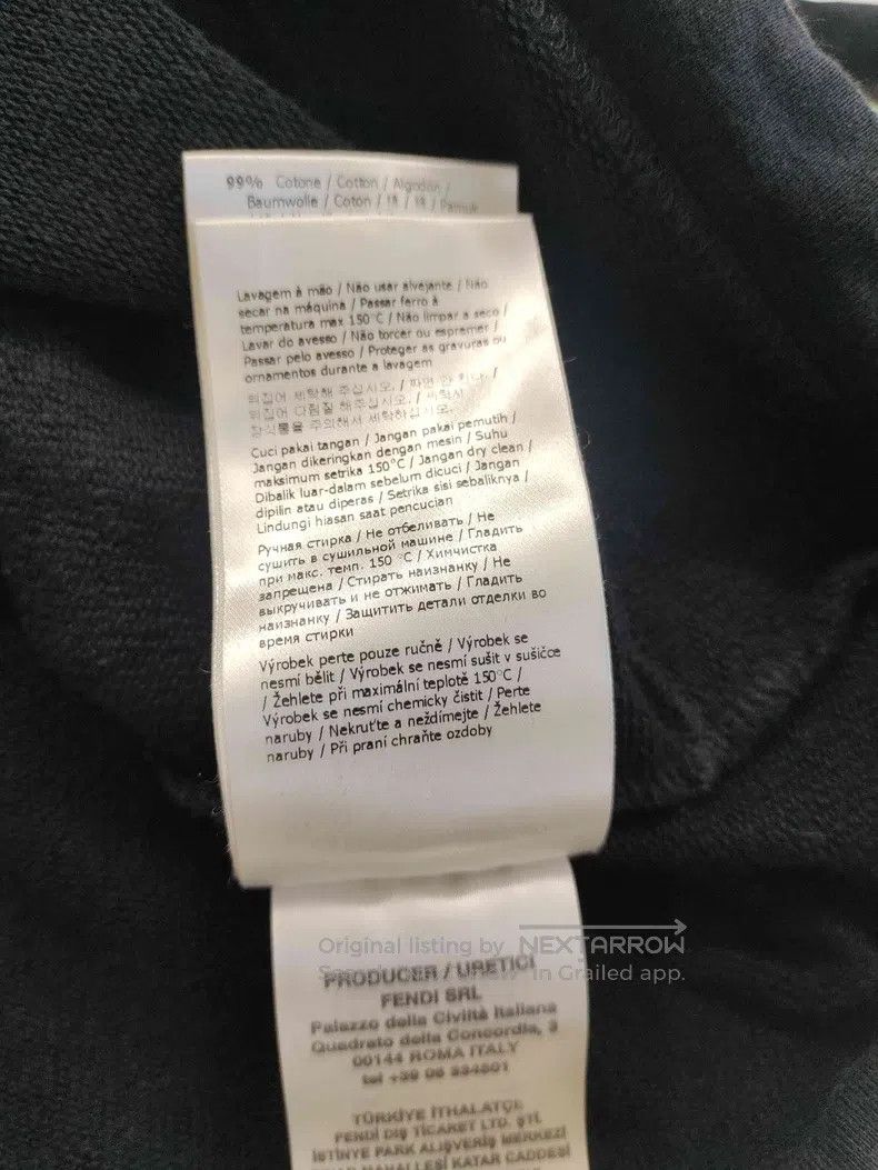 Fendi Fendi Short hooded sweatshirt Size XS / US 0-2 / IT 36-38 - 6 Thumbnail