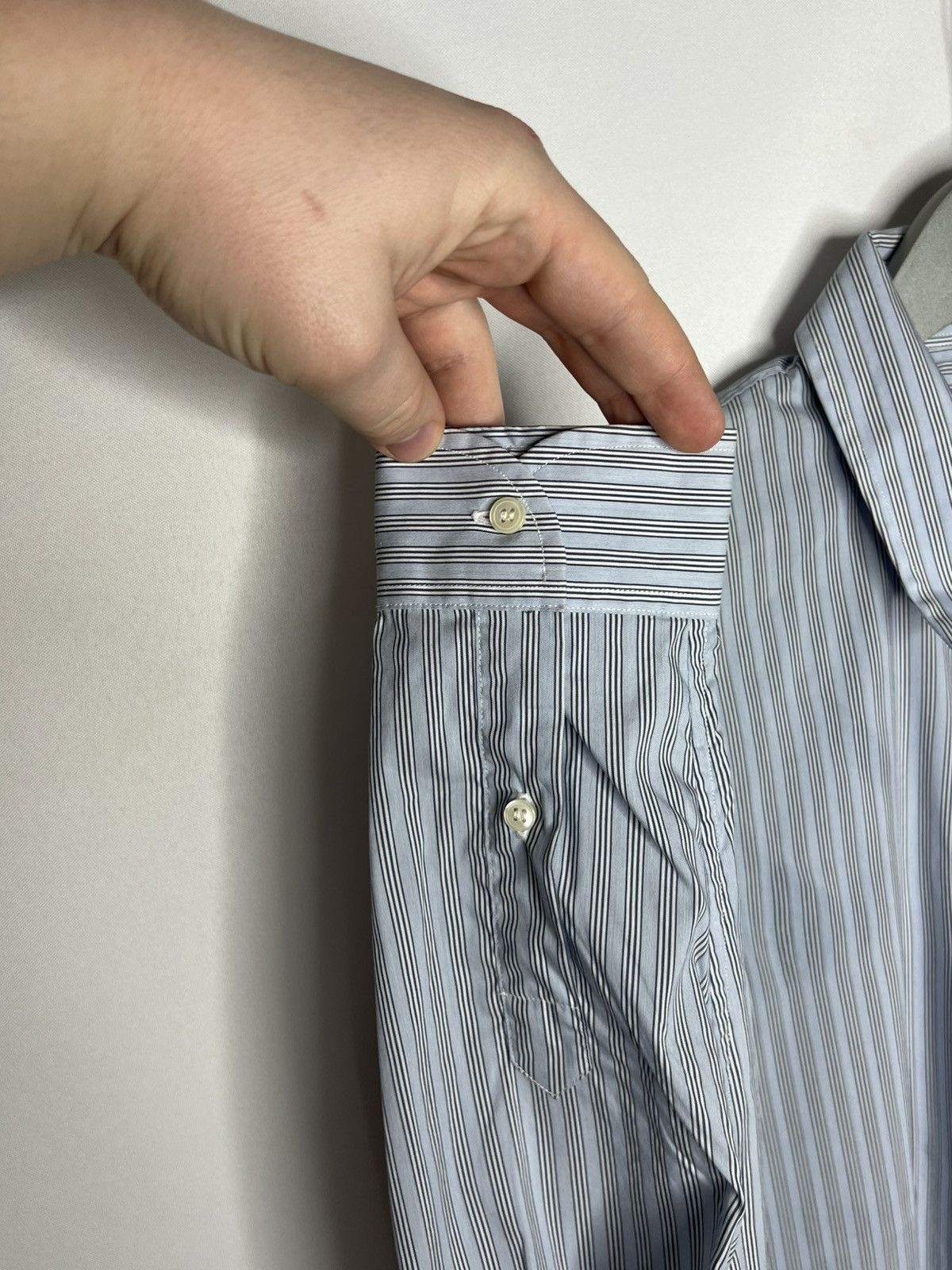 Lacoste Lacoste Luxury Striped Long Sleeve Shirt Based Size US L / EU 52-54 / 3 - 5 Thumbnail