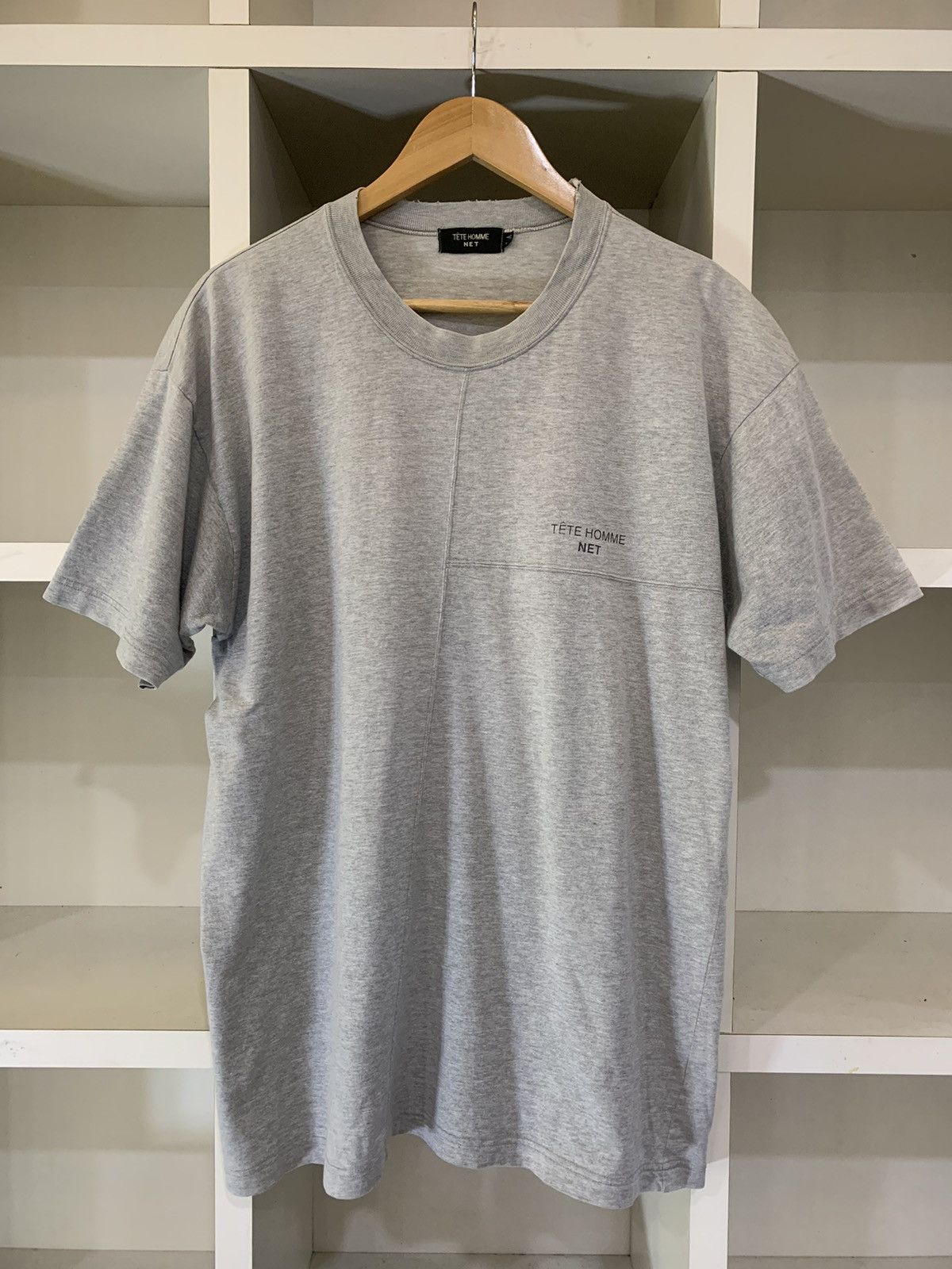 Issey Miyake × Tete Homme × Vintage Tete Homme Net T-Shirt Size US L / EU 52-54 / 3 - 1 Thumbnail