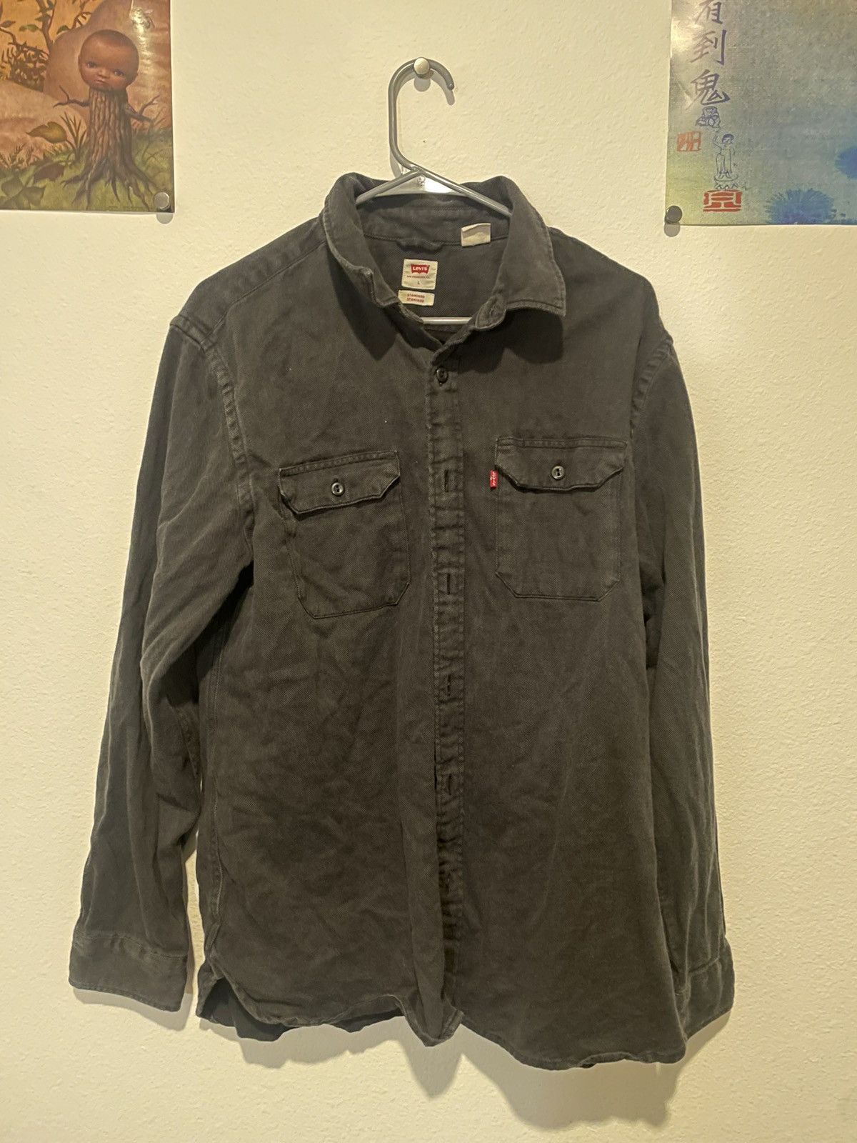 Levi's Levis Work Shirt Size US L / EU 52-54 / 3 - 1 Thumbnail