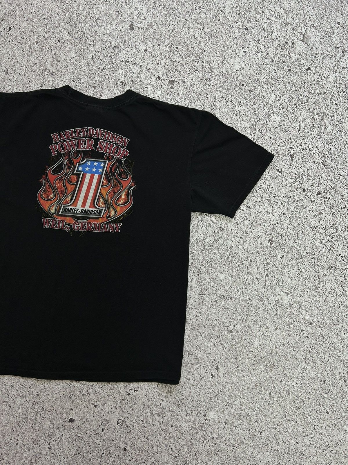 Band Tees × Harley Davidson × Vintage Vintage 2011 Harley Davidson Power Shop Weil Germany T-Shirt Size US XL / EU 56 / 4 - 5 Thumbnail