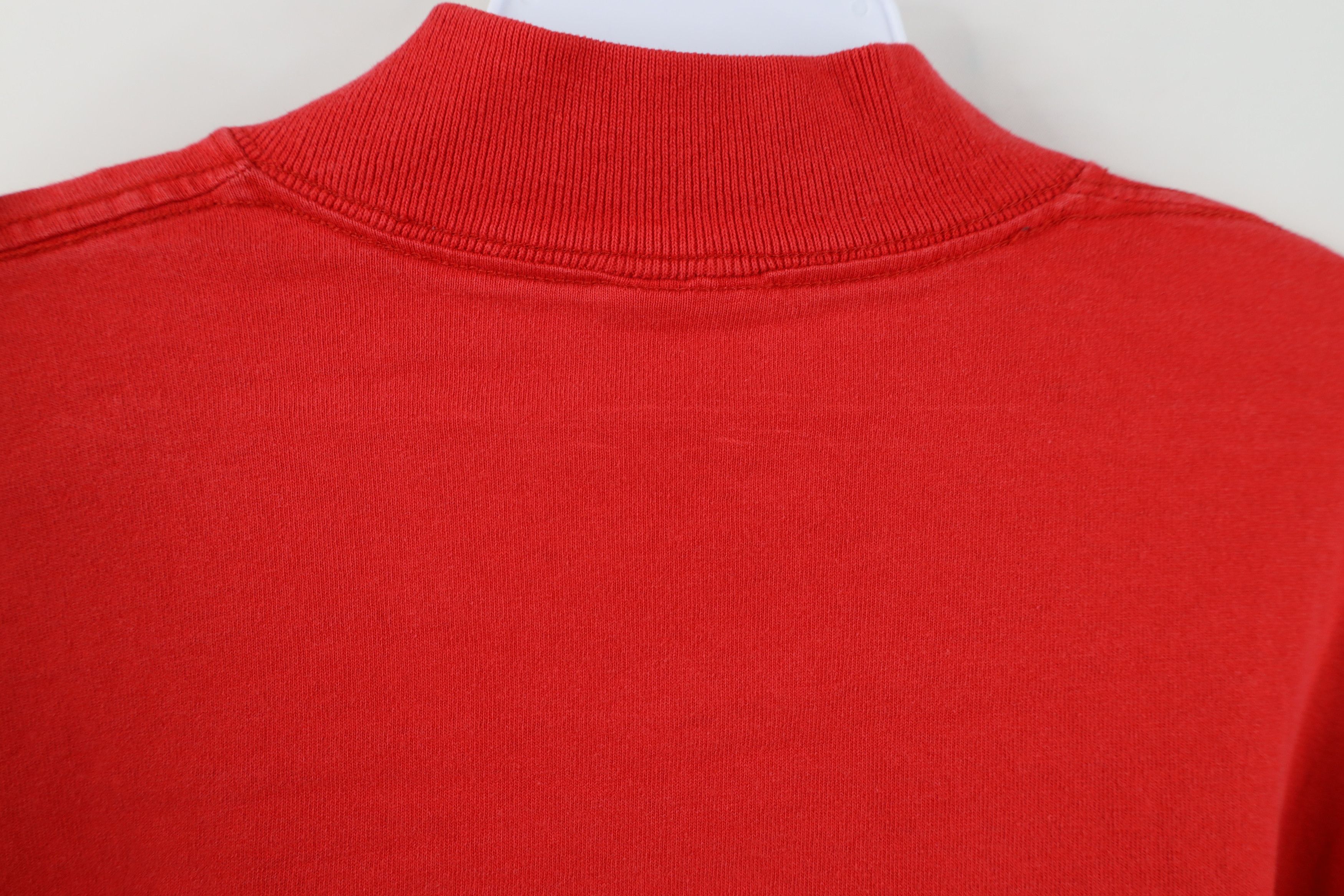Vintage Vintage 90s Streetwear Mock Neck Long Sleeve T-Shirt Cotton Size US S / EU 44-46 / 1 - 10 Thumbnail