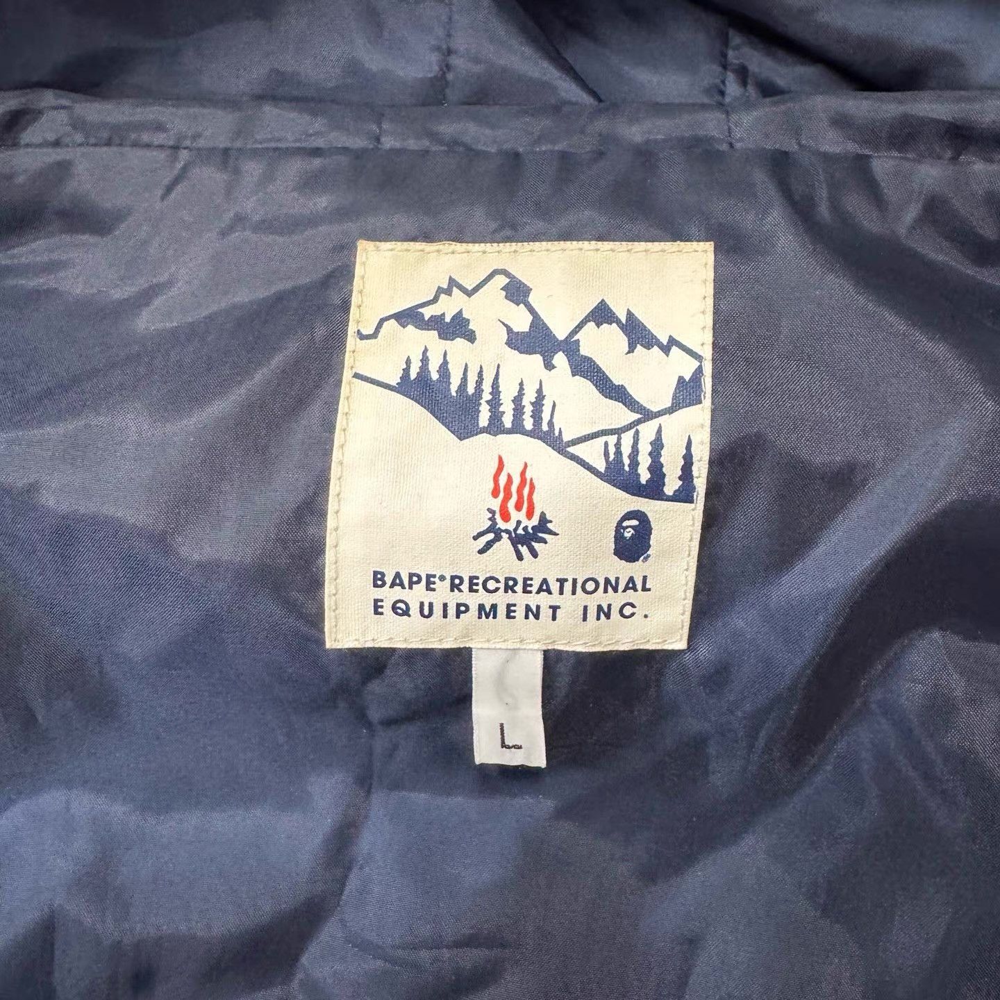 Bape BAPE Dark Blue Shark Windbreaker Q10 Size US L / EU 52-54 / 3 - 4 Thumbnail