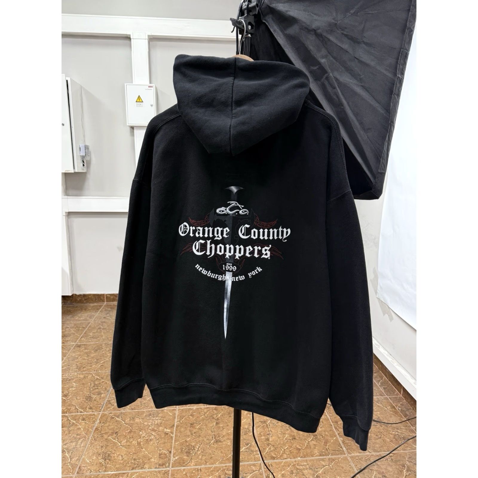 Vintage VINTAGE Orange County Choppers Zip Hoodie Orange XXL Men 2XL Black 1999 Y2K Full Zip Hoodie Size US XXL / EU 58 / 5 - 2 Thumbnail