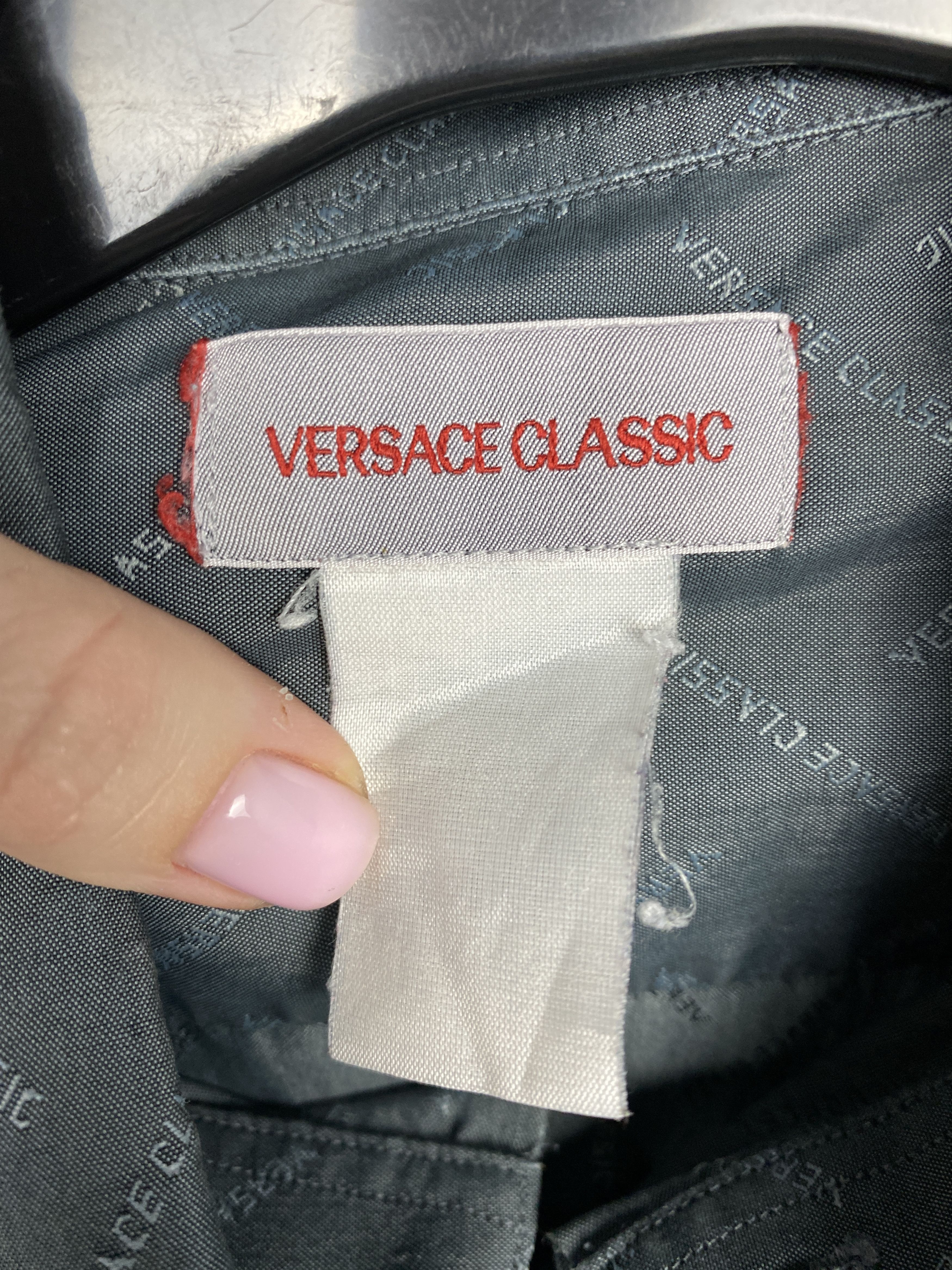 Versace Versace Classic Vintage Mens Long Sleeve Shirt Size US L / EU 52-54 / 3 - 5 Thumbnail