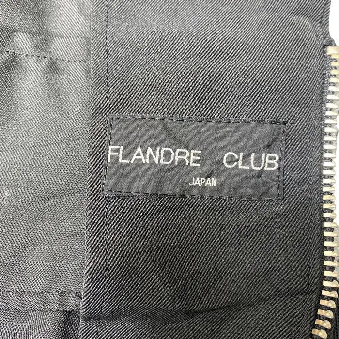 Vintage Vtg 90’ FLANDRE CLUB JAPAN Cotton Indigo Jacket Windbreaker Size M / US 6-8 / IT 42-44 - 5 Thumbnail