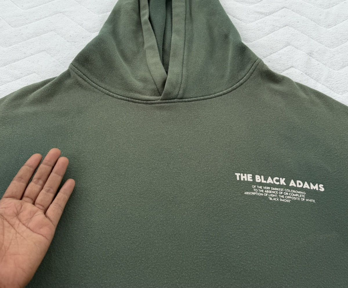 Japanese Brand The Black Adams Skeleton Back Print Hoodie Faded Streetwear Size US M / EU 48-50 / 2 - 7 Thumbnail
