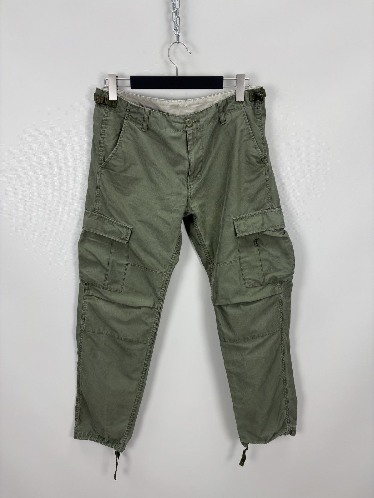 Carhartt Mens cargo pants Carhartt Size 32x32 Color Khaki Size US 32 / EU 48 - 2 Thumbnail