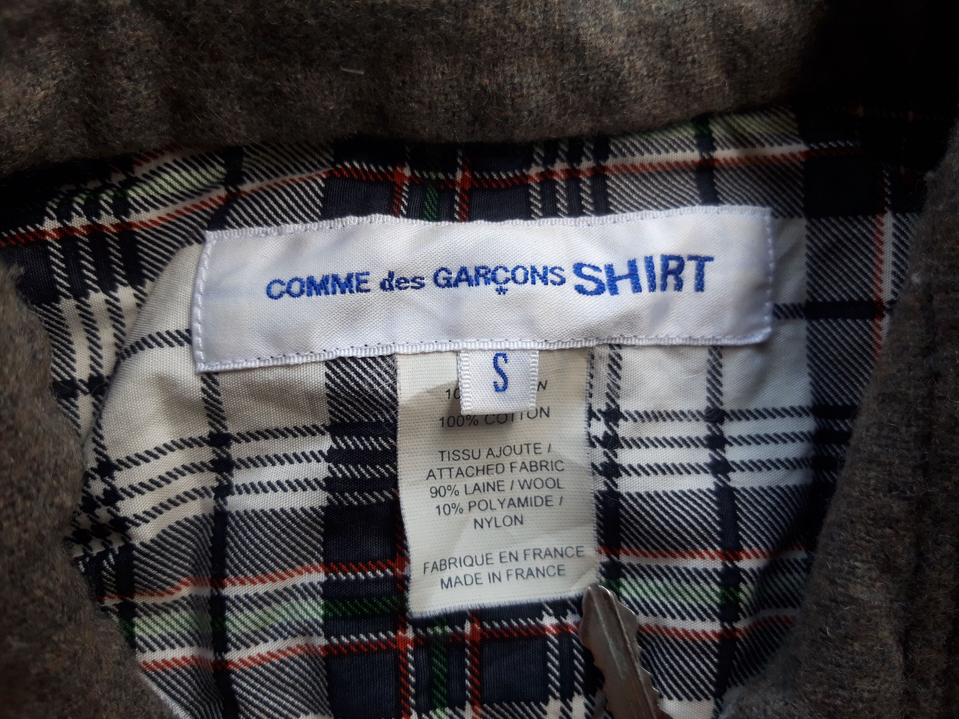 Comme des Garcons Homme Plus × Comme des Garcons SHIRT × Japanese Brand COMME des GARCONS SHIRT Long Sleeve t-shirt Size US S / EU 44-46 / 1 - 4 Thumbnail