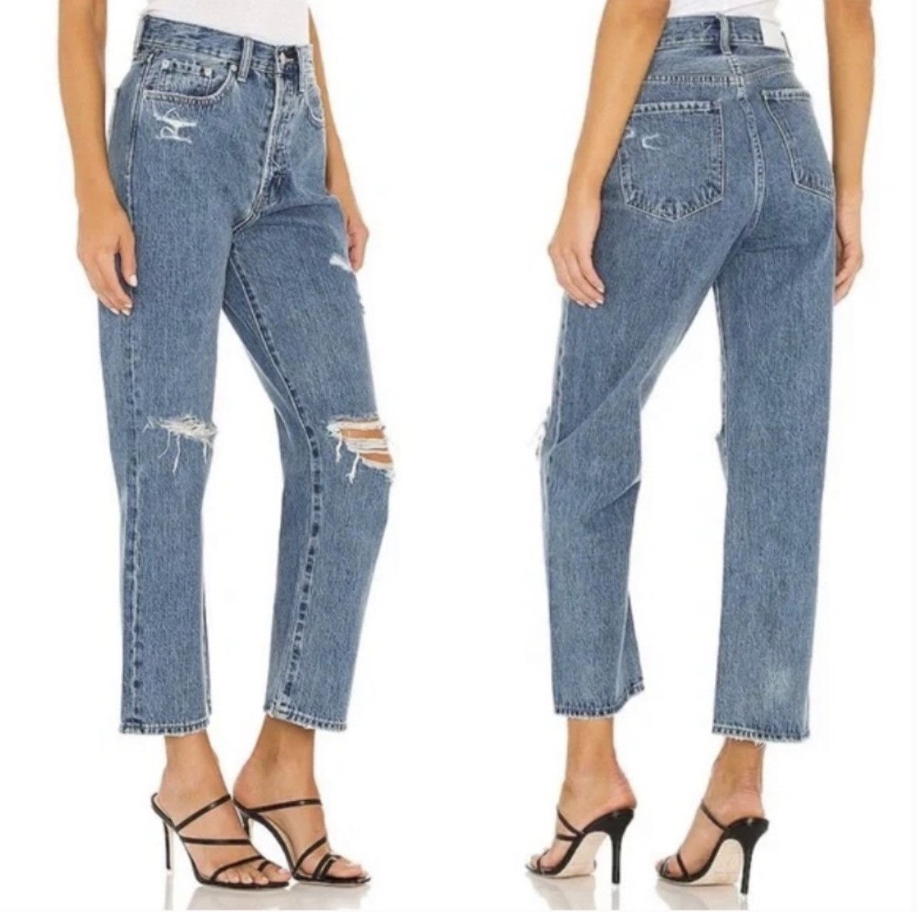 Pistola Pistola Cassie Super High Rise Straight Leg Jeans Size 28" / US 6 / IT 42 - 1 Thumbnail