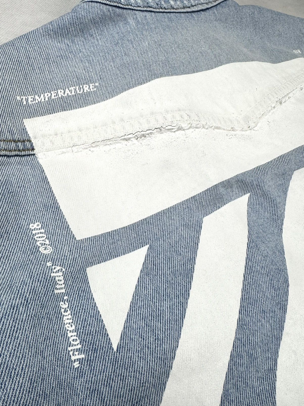 Off-White Off-White Temperature 2018 denim shirt jacket S Size US S / EU 44-46 / 1 - 10 Thumbnail