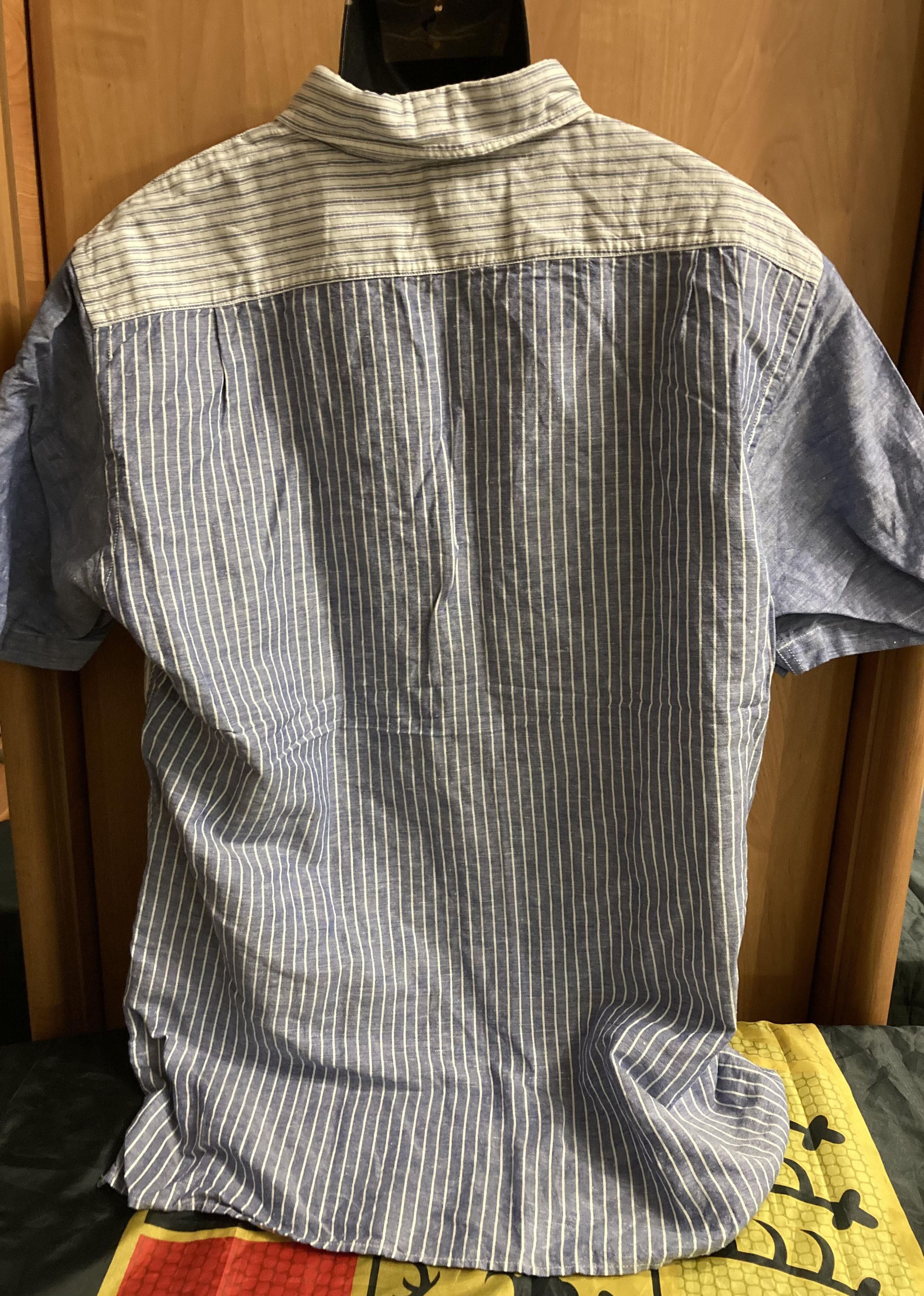 JW Anderson × Uniqlo Uniqlo x JW Anderson Striped Linen/Cotton Shirt Size US XL / EU 56 / 4 - 3 Thumbnail