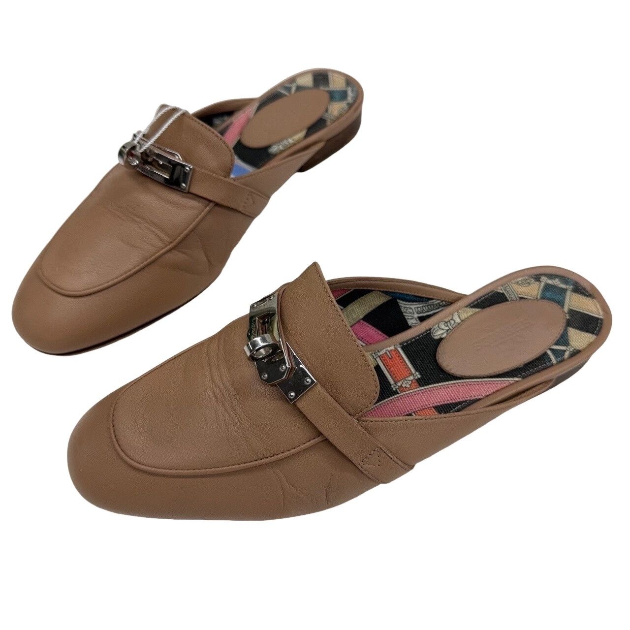 Hermes Hermès Kelly Leather Mules Size 35.5 Size US 5.5 / IT 35.5 - 1 Thumbnail
