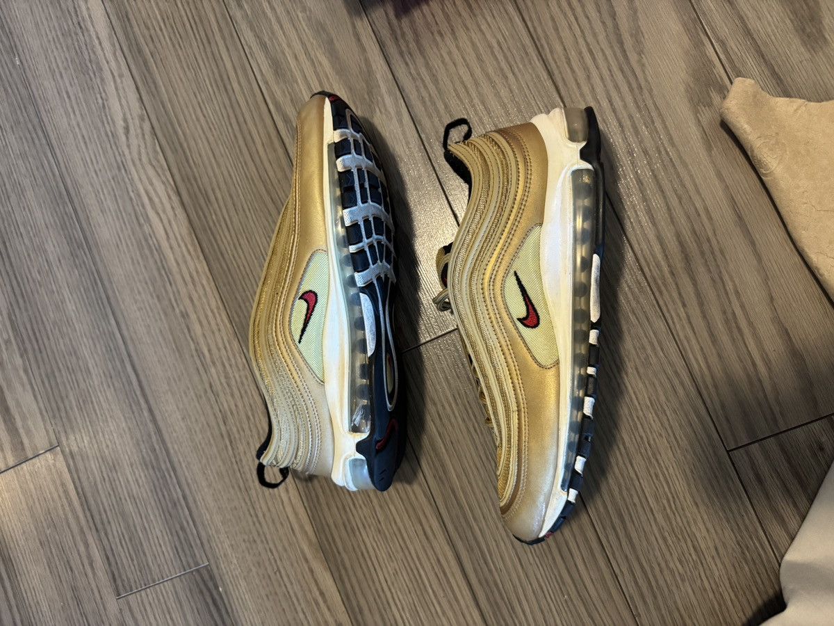 Nike Nike Air Max 97 OG Gold 2018 Size US 12 / EU 45 - 4 Thumbnail