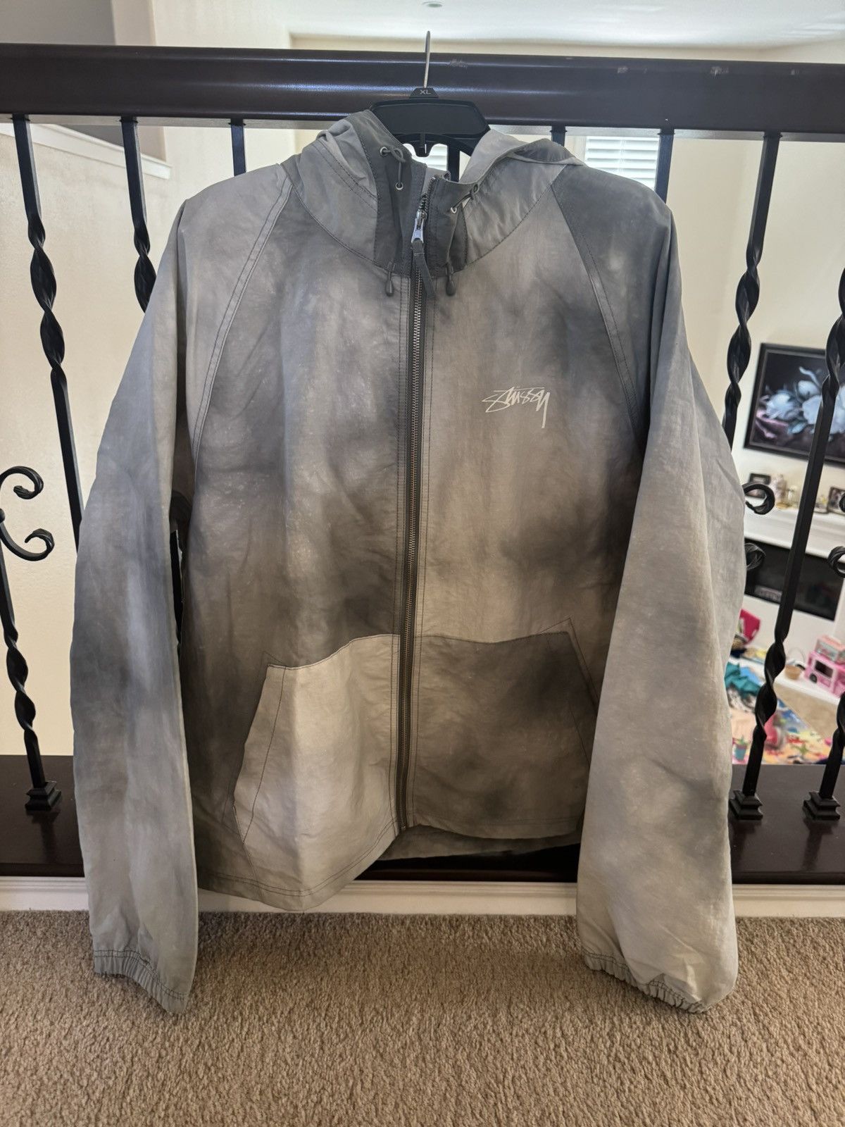 Stussy Stussy Beach Shell Wave Dye Zip Hoodie 'Sage' Size US XXL / EU 58 / 5 - 4 Thumbnail