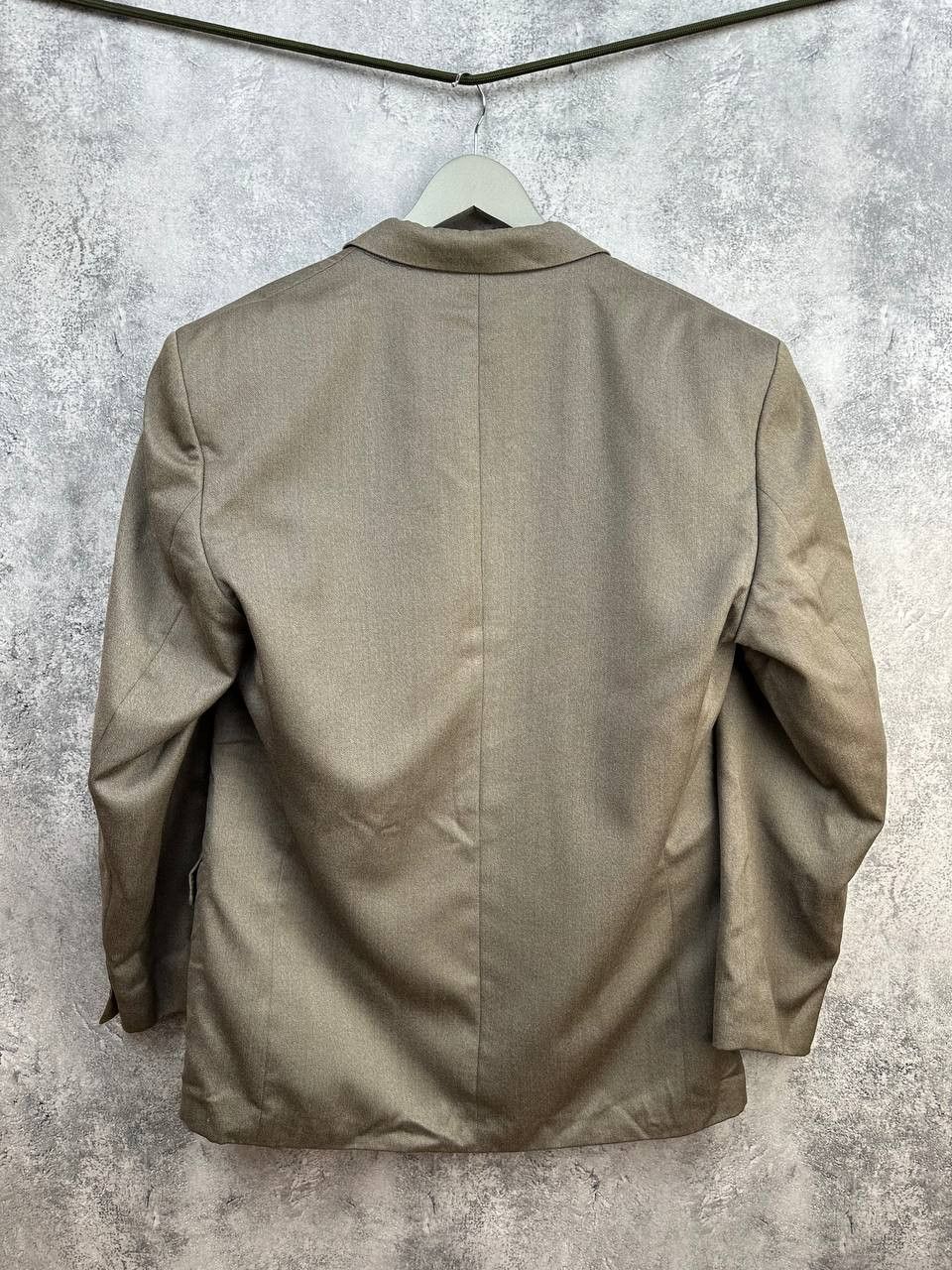 Yves Saint Laurent Yves Saint Laurent Pour Homme Pure Wool Beige Two-Piece Suit Size 54R - 4 Thumbnail