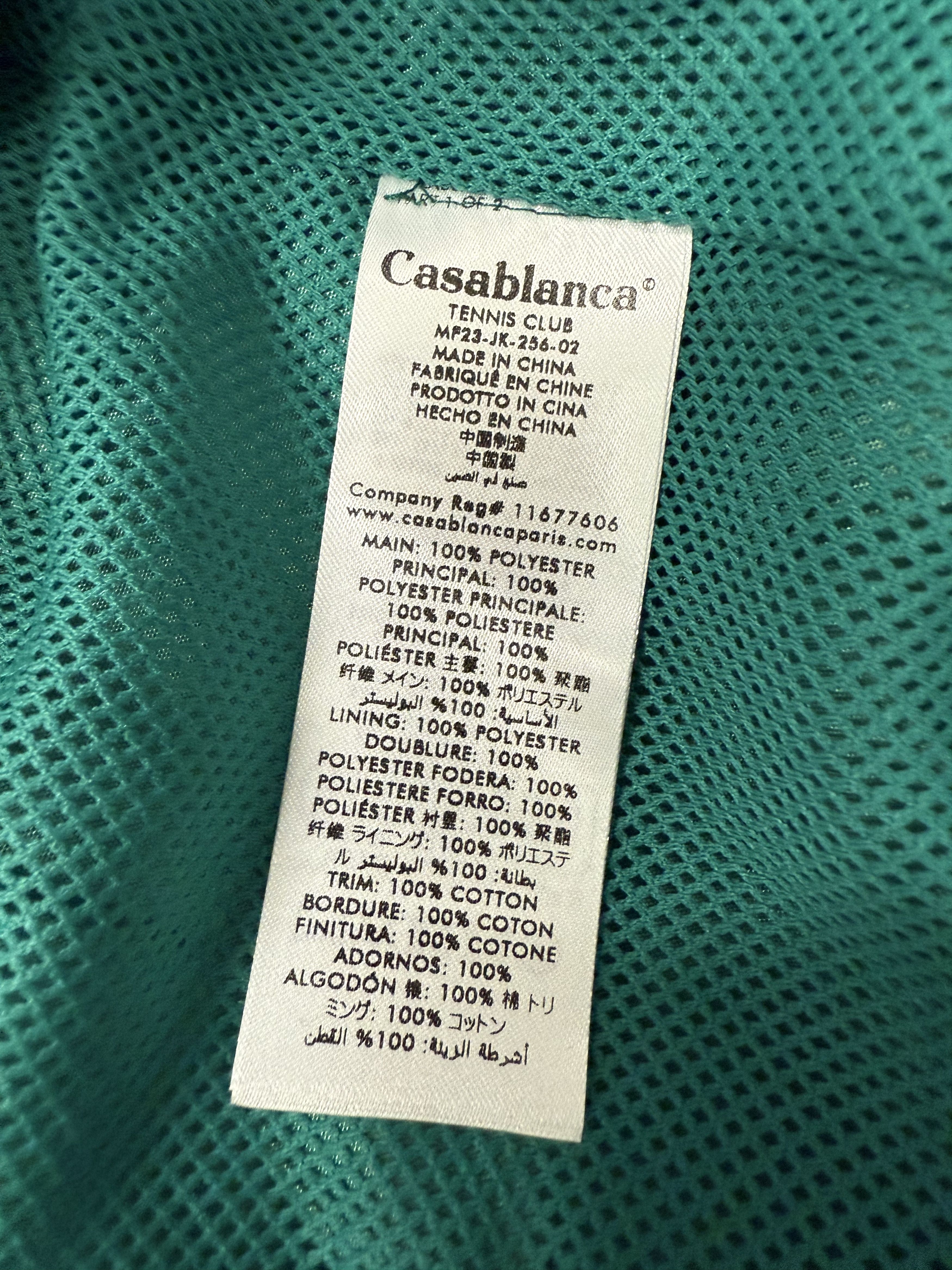 Casablanca Casablanca Shell Suit Track Jacket Size US XXL / EU 58 / 5 - 5 Thumbnail
