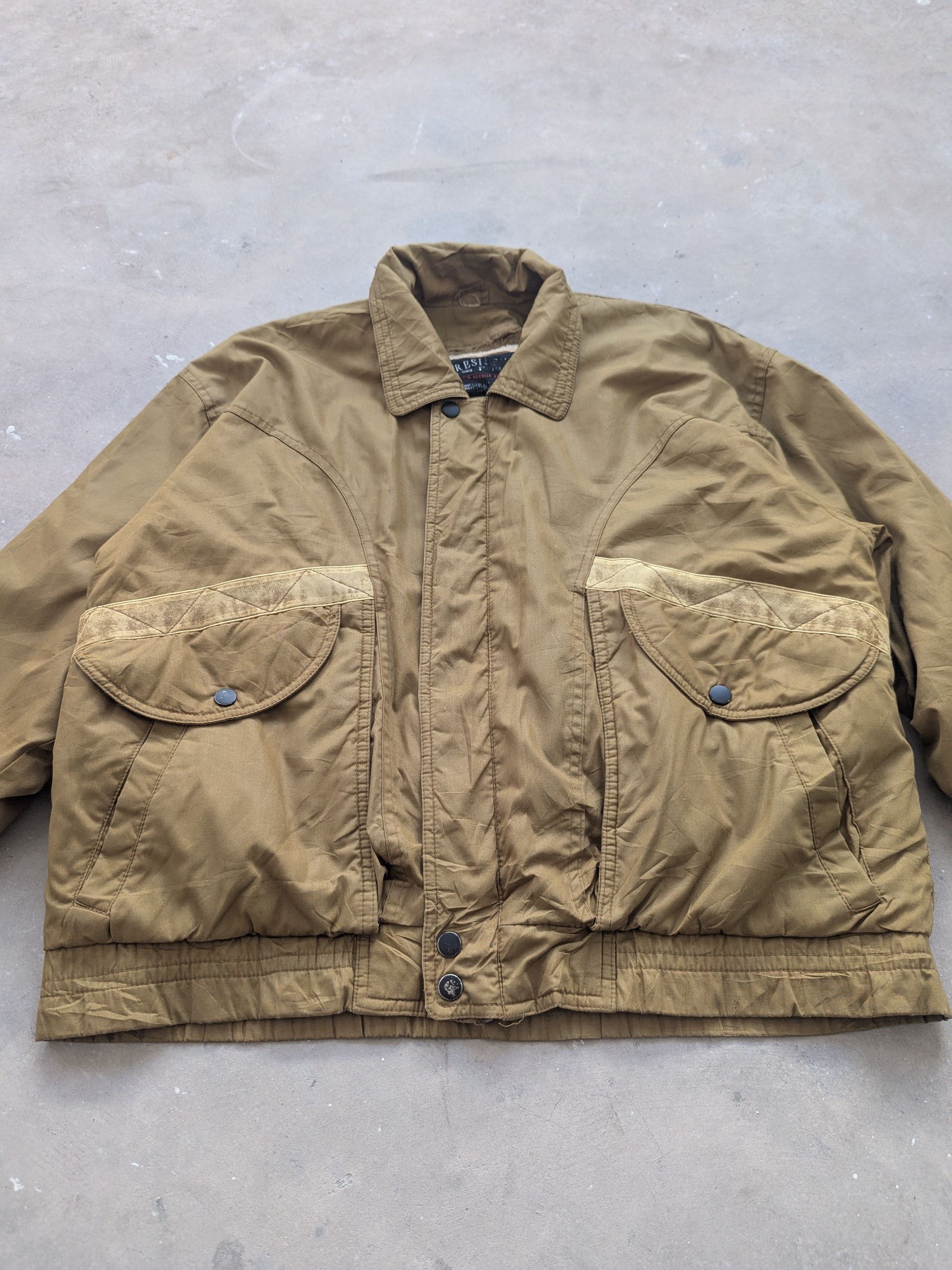 Japanese Brand × Vintage Vintage 1990s President Bomber Jacket Lining Fleece Size US M / EU 48-50 / 2 - 6 Thumbnail