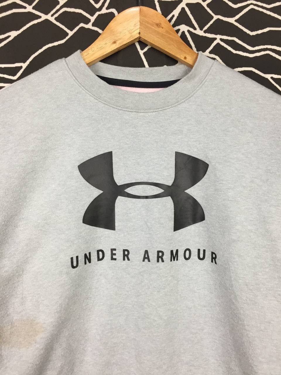 Under Armour × Vintage Under Armour Cold Gear Big Logo Sweatshirt Size US XL / EU 56 / 4 - 3 Thumbnail