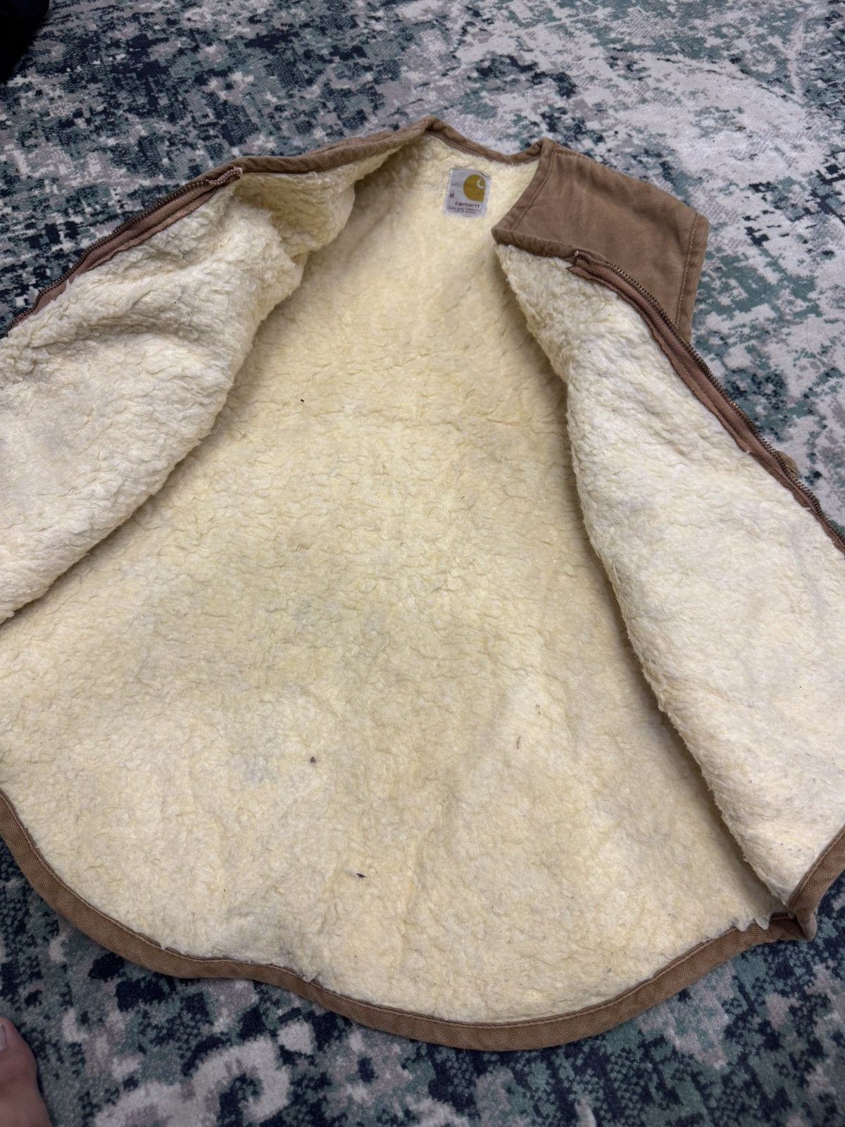Carhartt VINTAGE 80s CARHARTT SHERPA DUCK CANVAS HUNTING VEST Size US XL / EU 56 / 4 - 6 Thumbnail