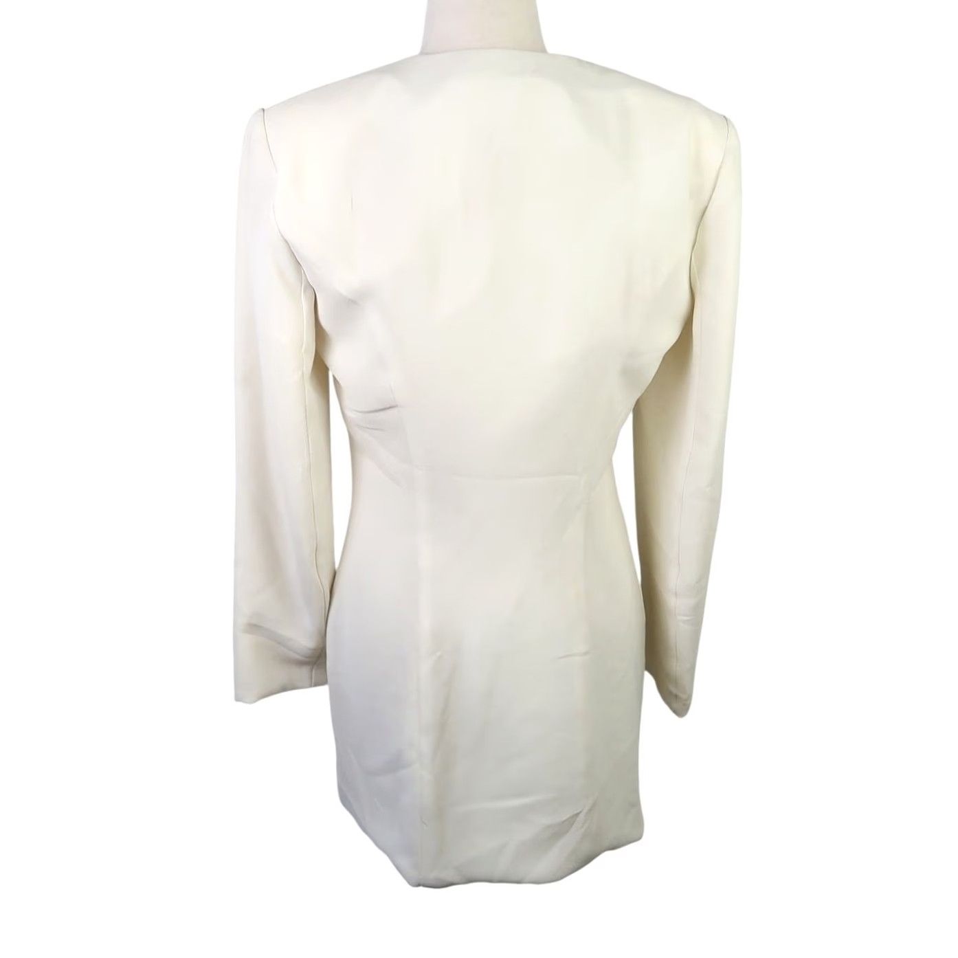 Vintage VINTAGE New Leaf Blazer Jacket Cream Beaded Rhinestone S Women Formal Party/Cocktail 80s 90s Mens Womens Girls Size S / US 4 / IT 40 - 4 Thumbnail