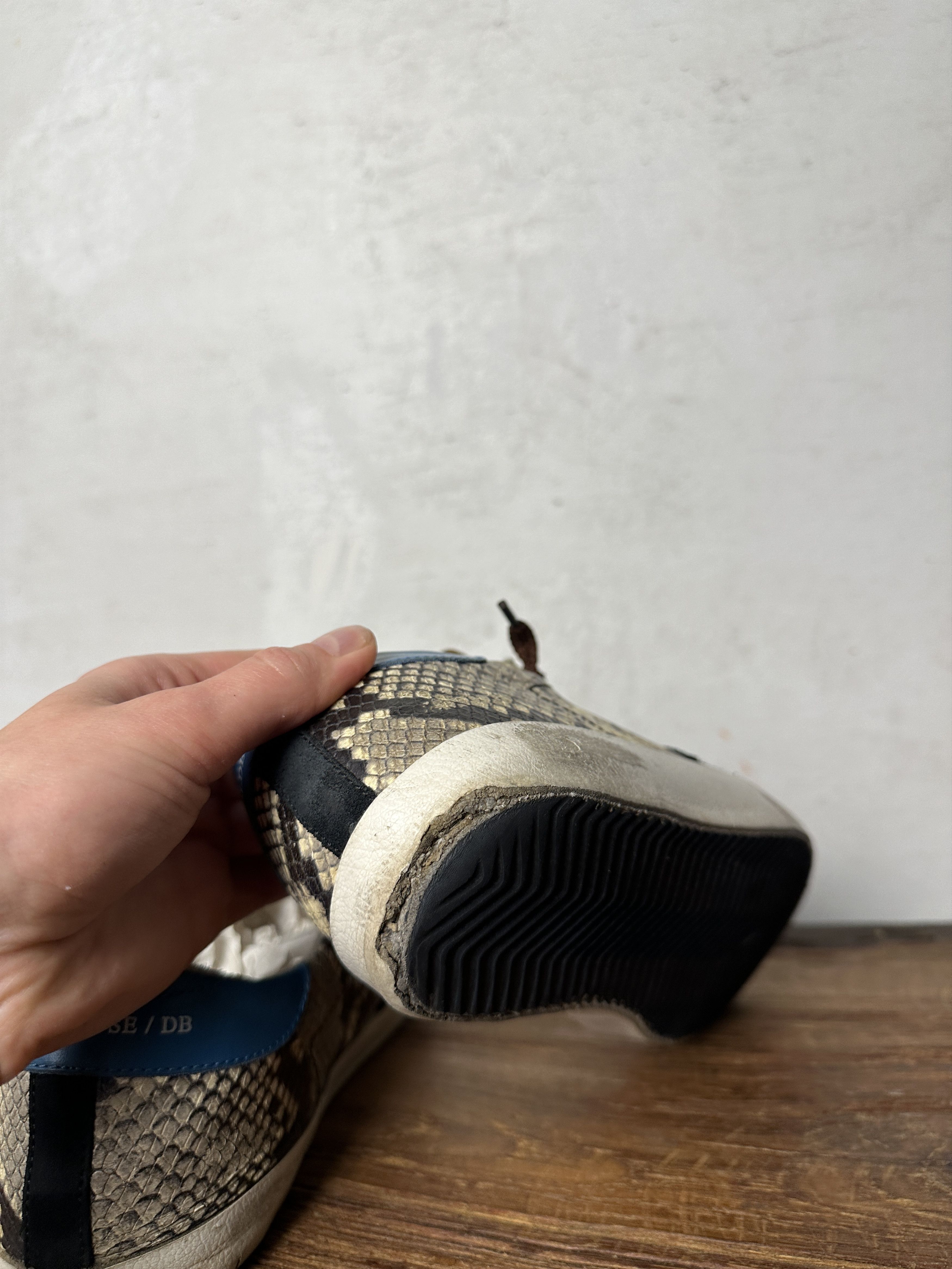 Golden Goose Golden Goose GGDB Superstar Brown Snake Print Sneakers Size US 8 / IT 38 - 8 Thumbnail