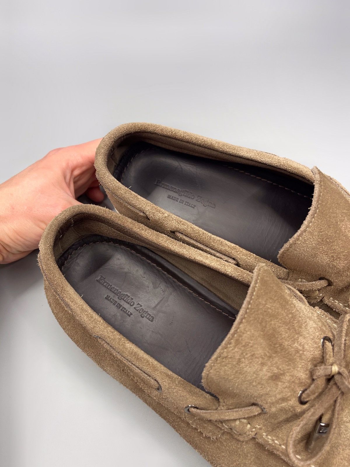 Ermenegildo Zegna Ermenegildo Zegna Suede Loafer’s Shoes Size US 11 / EU 44 - 4 Thumbnail