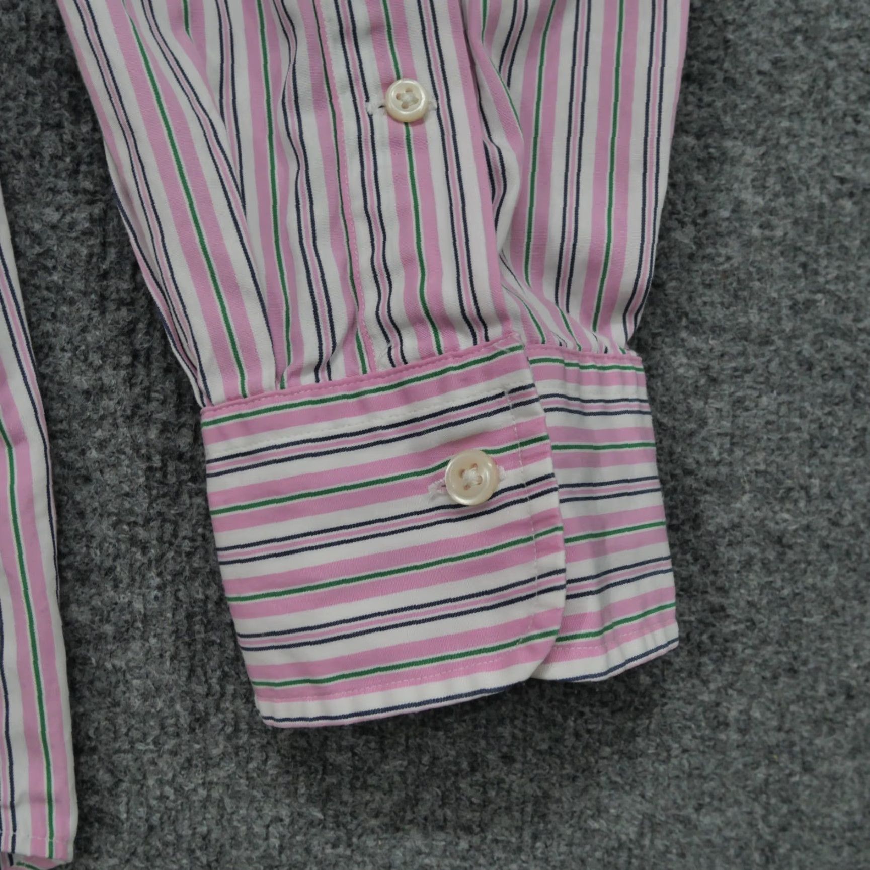 Polo Ralph Lauren Polo Ralph Lauren Shirt Mens XL Pink Striped Button-Up Small Pony Stanton Size US XL / EU 56 / 4 - 3 Thumbnail