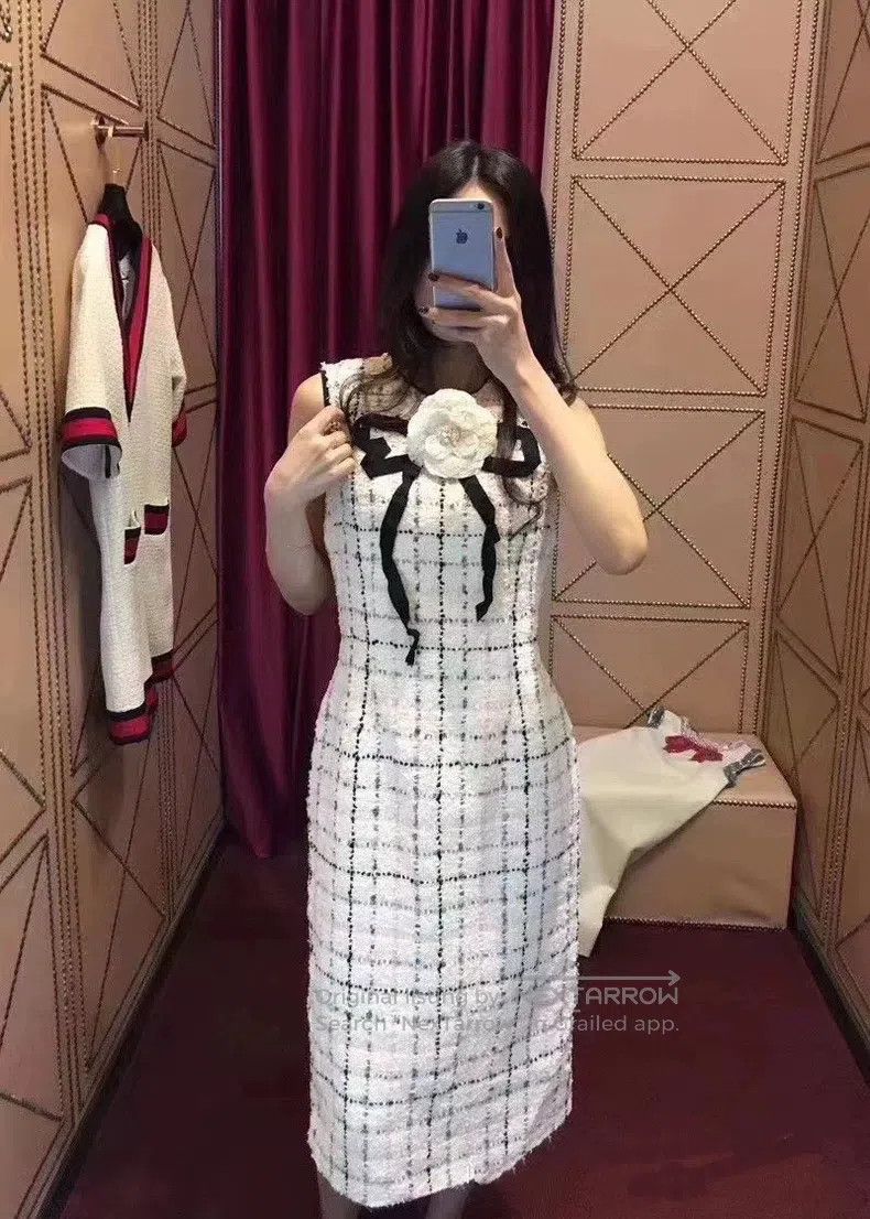 Gucci Gucci Tweed little fragrant style dress Size XS / US 0-2 / IT 36-38 - 1 Thumbnail