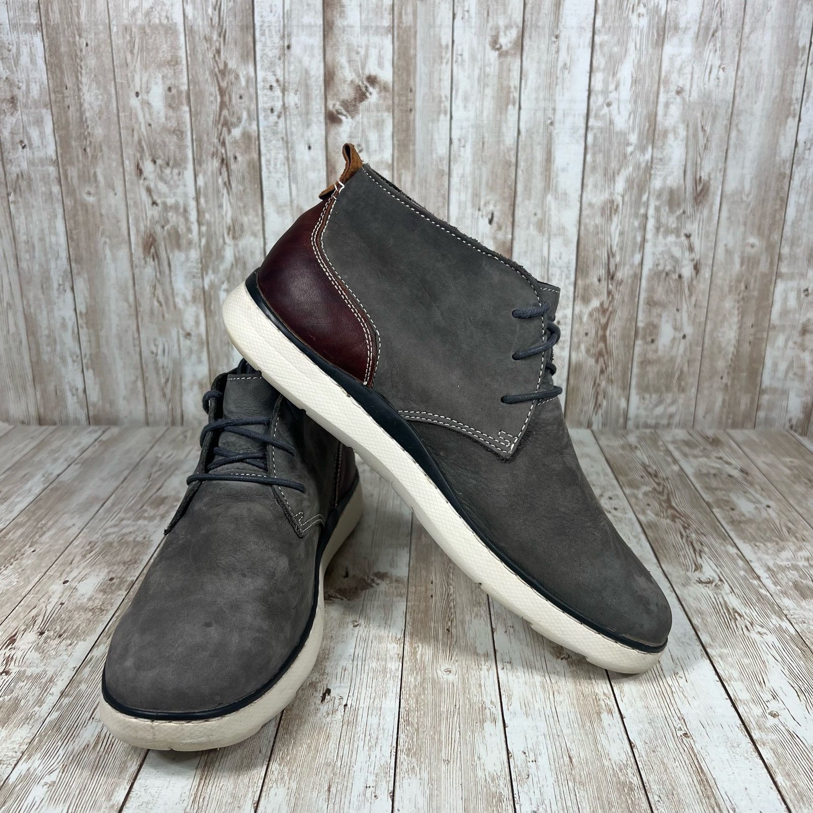 Johnston & Murphy Johnston and Murphy Farley chukka boots Mens 12 gray Size US 12 / EU 45 - 6 Thumbnail