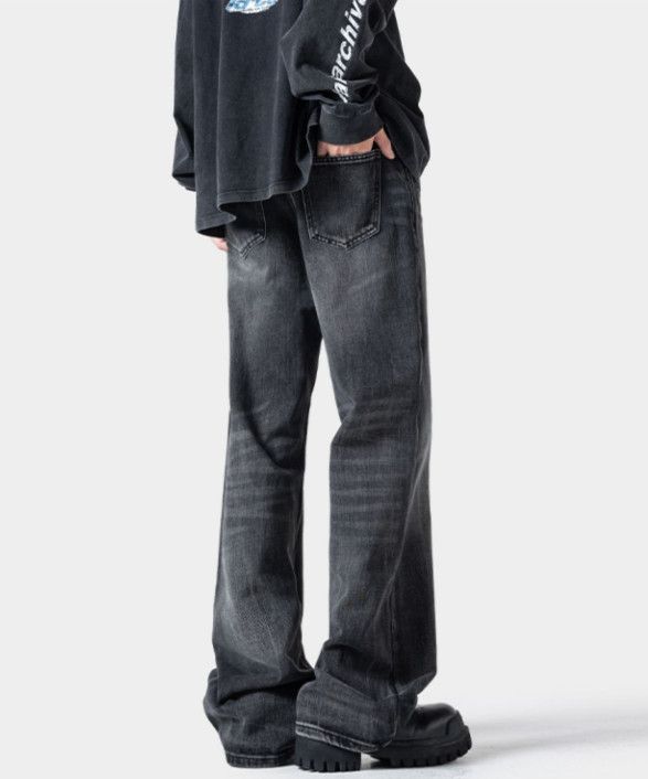 Vintage Street Washed Men's American Distressed Lightning Jeans Size US 32 / EU 48 - 5 Thumbnail